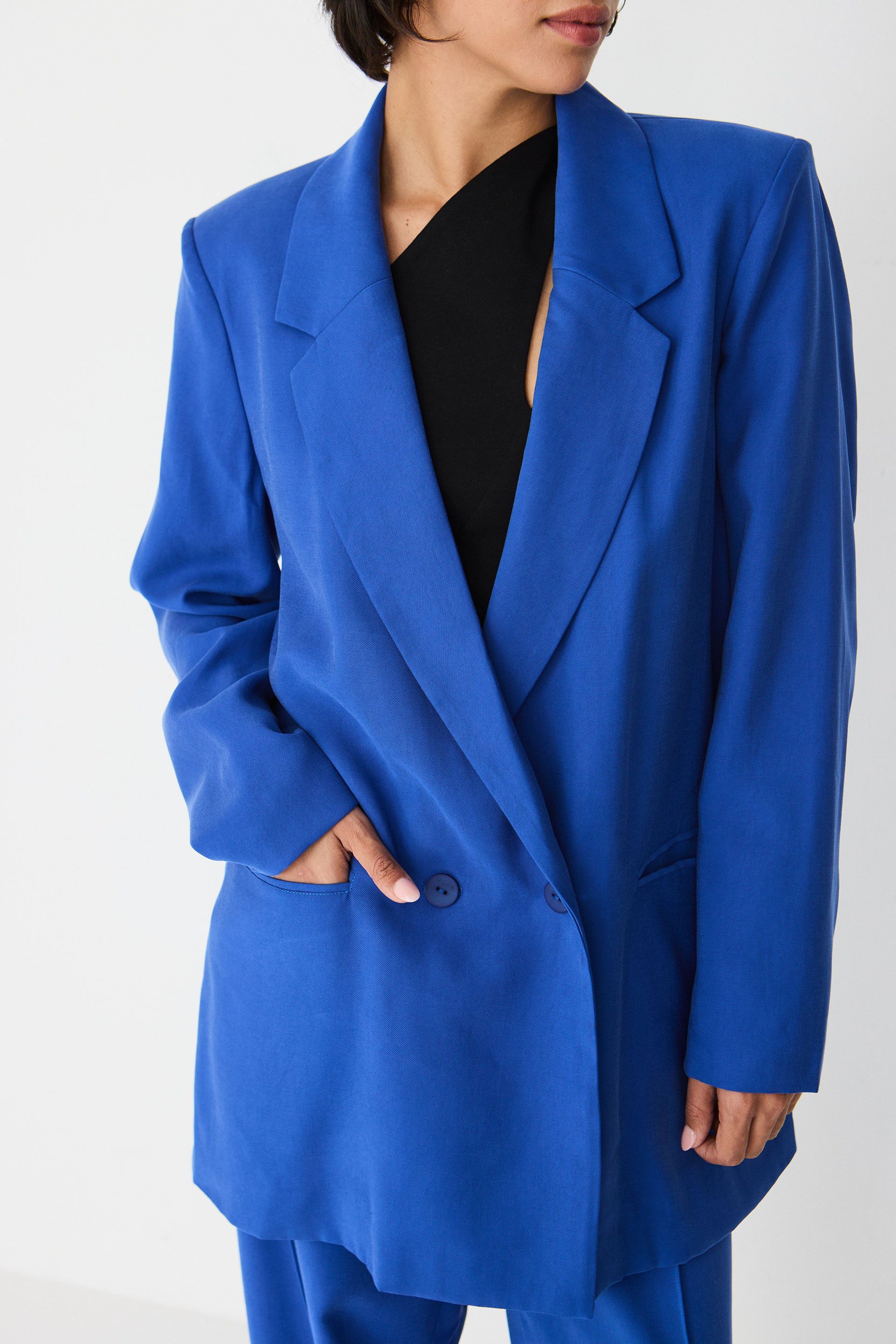 veste blazer en ecovero atxa bleu skfk femme veste blazer atxa ecovero bleu l armoire poethique 3