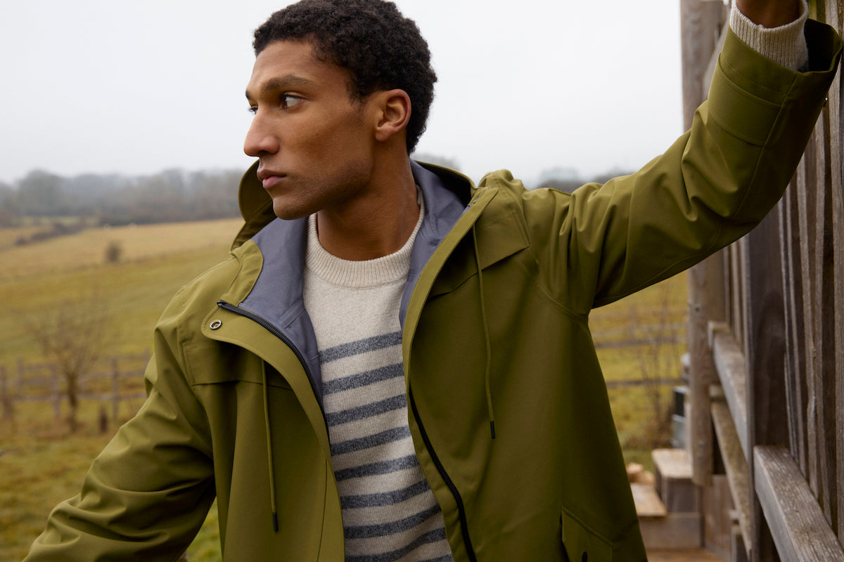 Manteau Bleu Marine Ministère De L'approvisionnement Pour Homme - Taille S, Avec Capuche - Bon état