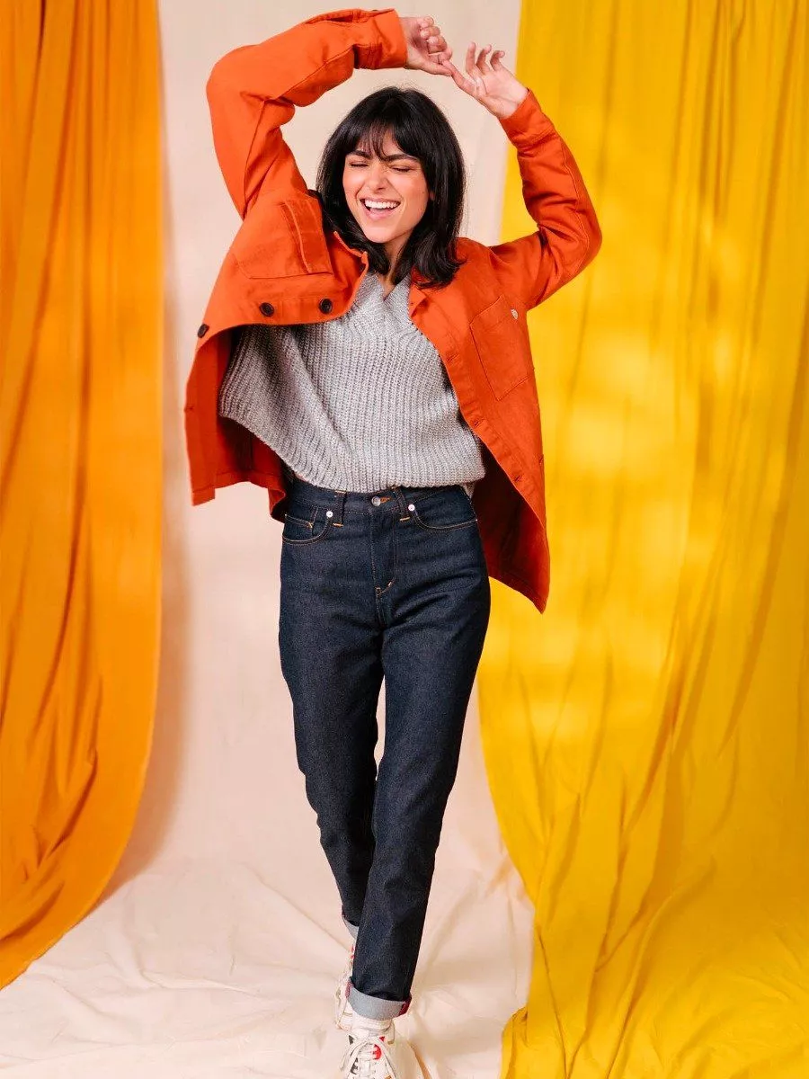 1083 femme 201H superdenim coton bio bleu indigo brut l armoire poethique  1 