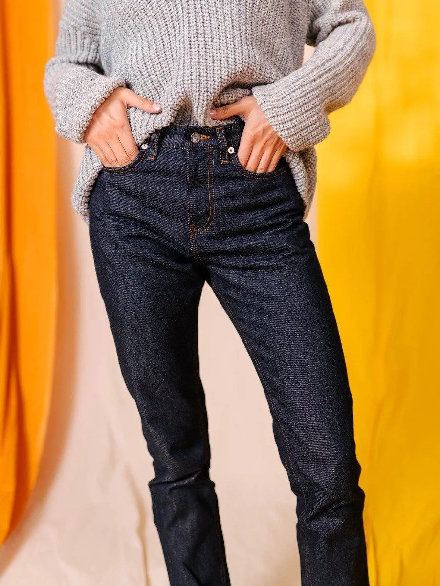 1083 femme 201H superdenim coton bio bleu indigo brut l armoire poethique  3 