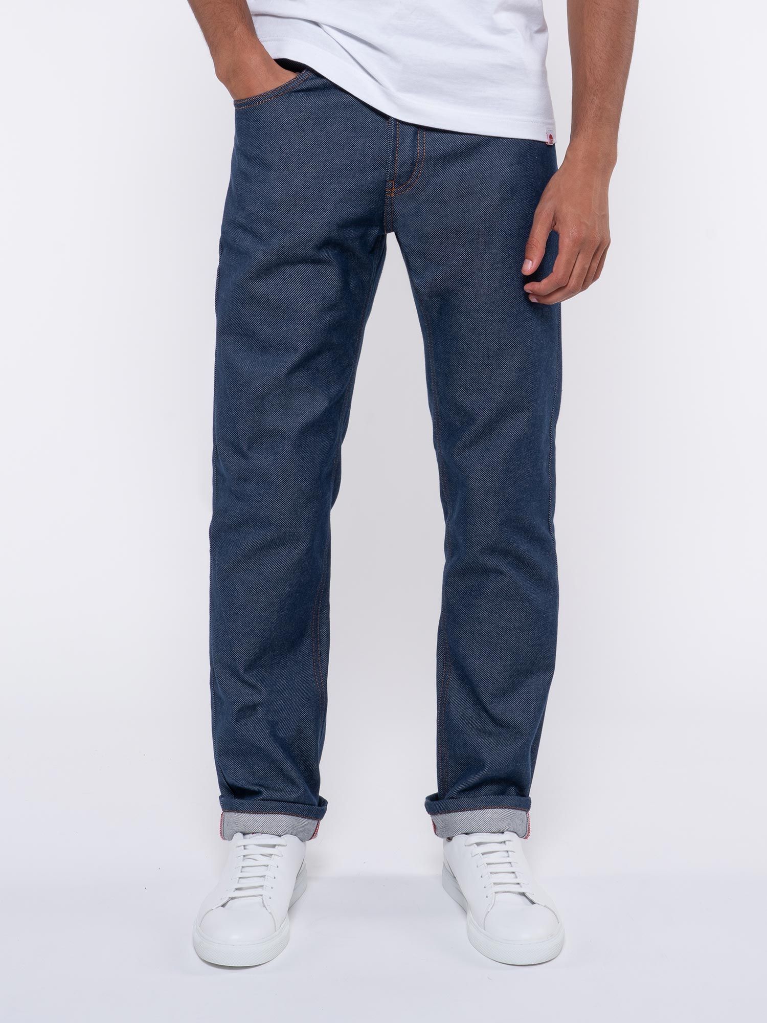 1083 homme 101N superdenim coton bio bleu indigo brut l armoire poethique  1 