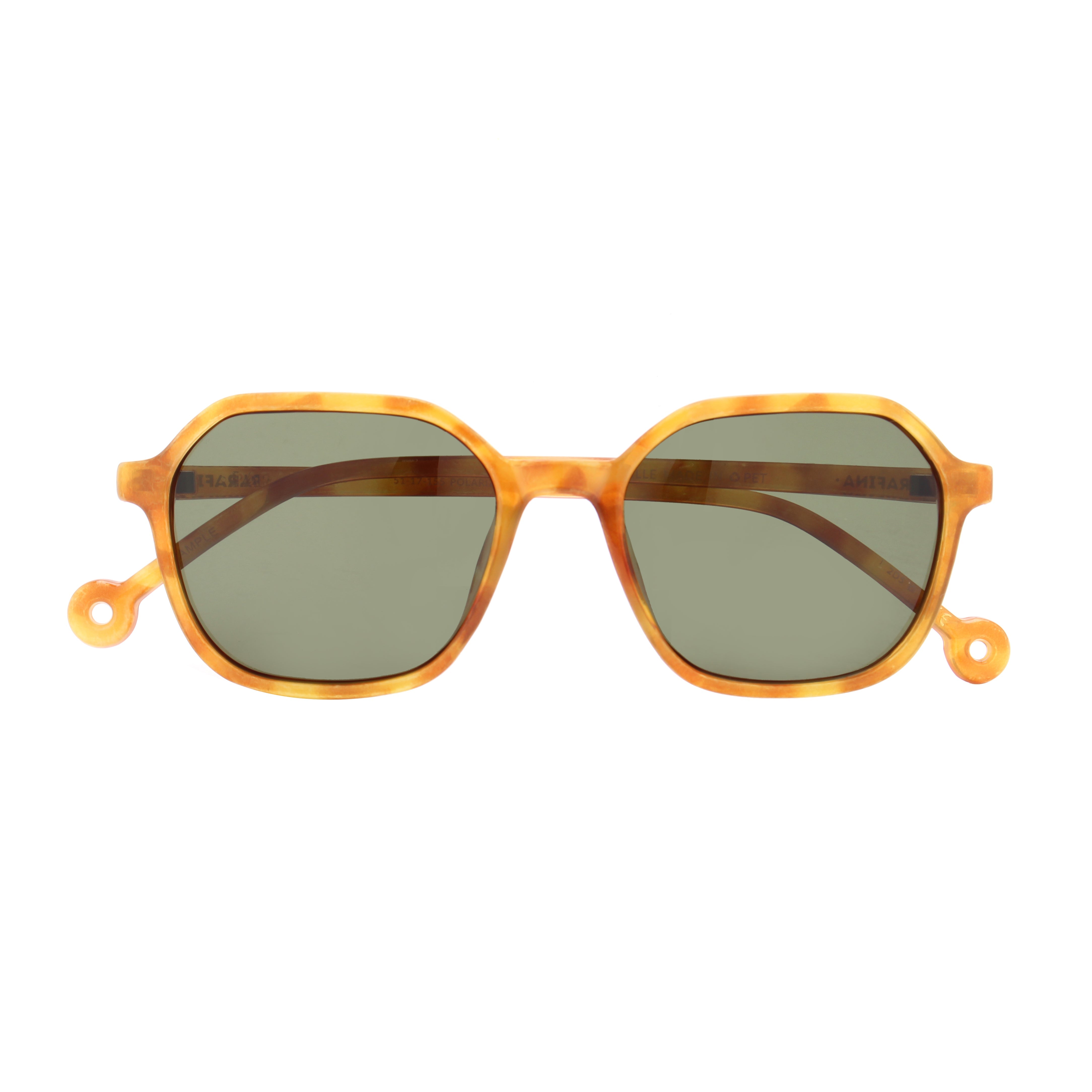 lunettes de soleil en bouteilles de plastique recycles vallee tortoise yellow pepper green  jaune parafina unisexe lunettes vallee bouteille recyclee jaune l armoire poethique 2