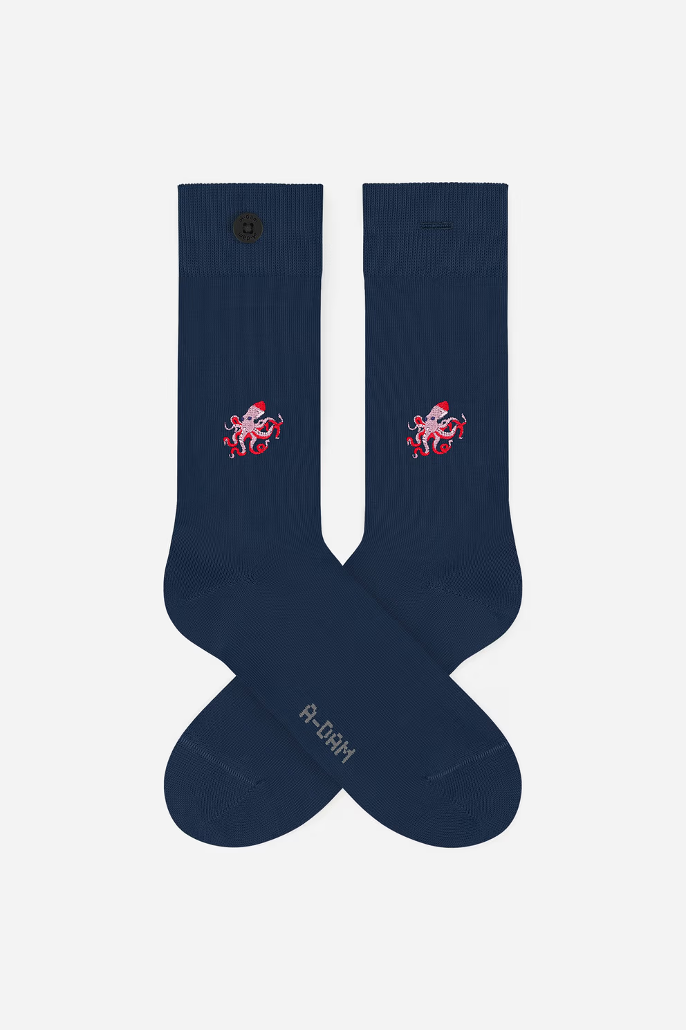 a dam femme chaussette pieuvre coton bio bleu l armoire poethique  3 