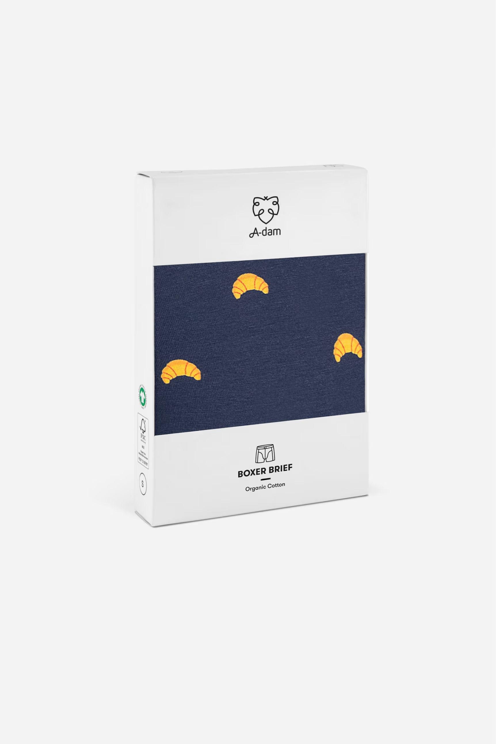 a dam homme boxer croissant coton bio bleu marine jaune l armoire poethique  4 