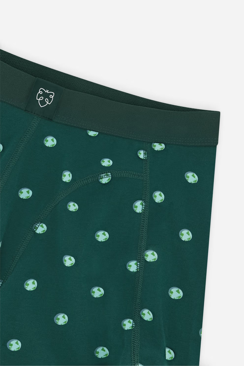 a dam homme boxer plan  te coton bio vert bleu l armoire poethique  4 