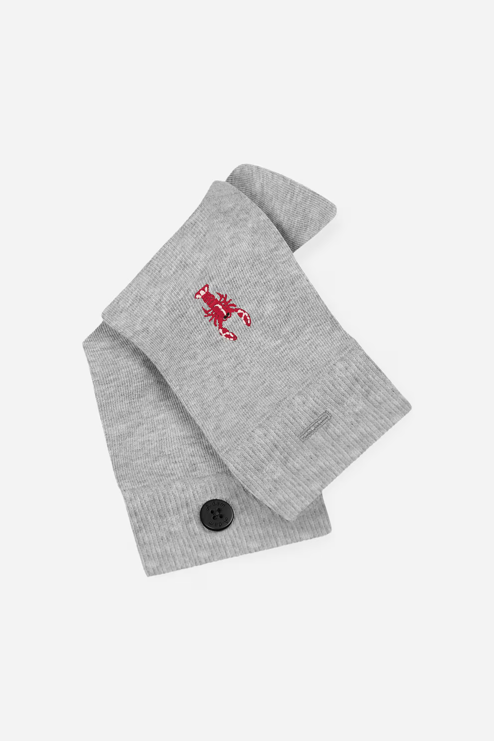a dam unisexe chaussette homard coton bio gris l armoire poethique  4 