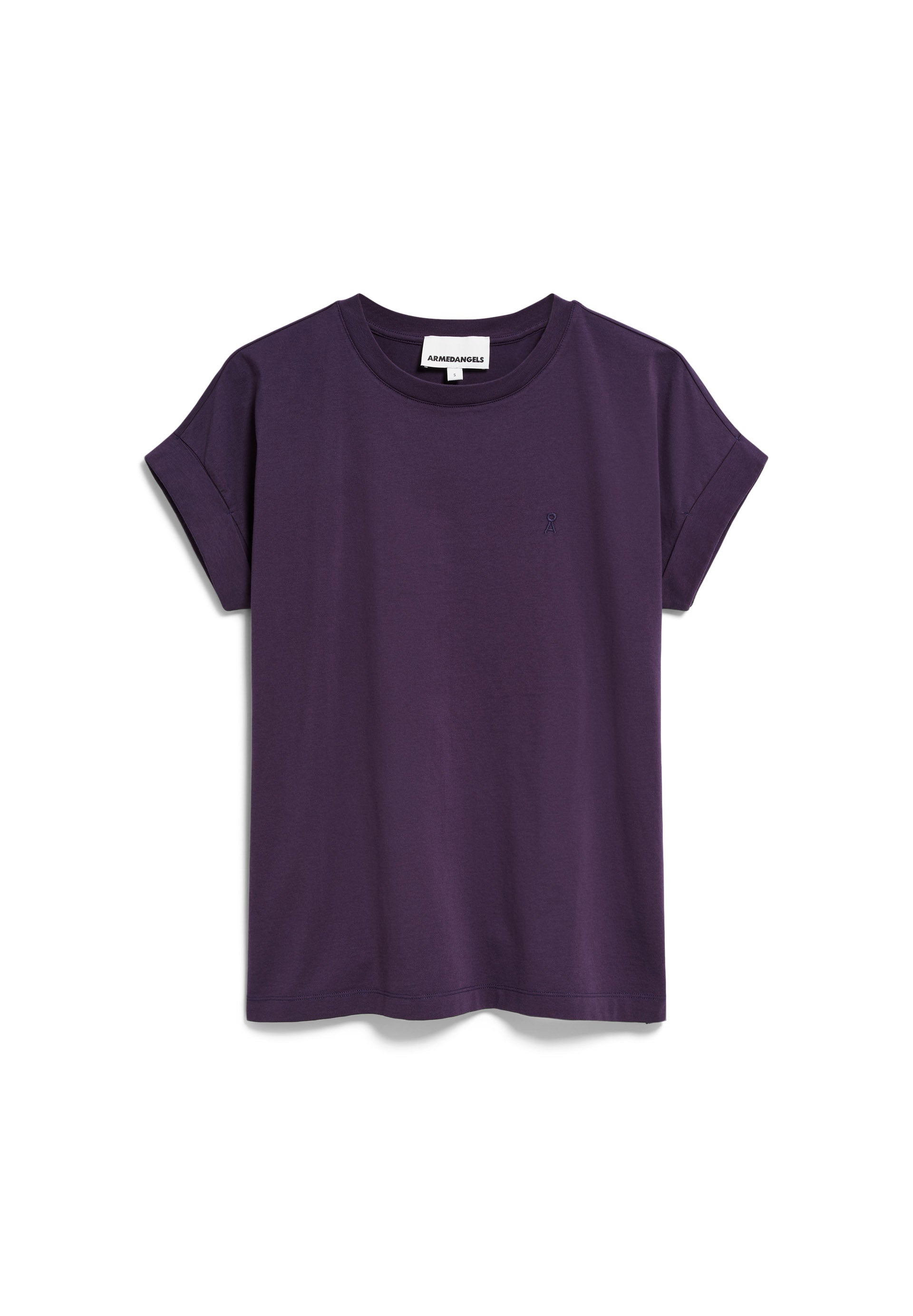 Tee-shirt en coton bio idaara · prune