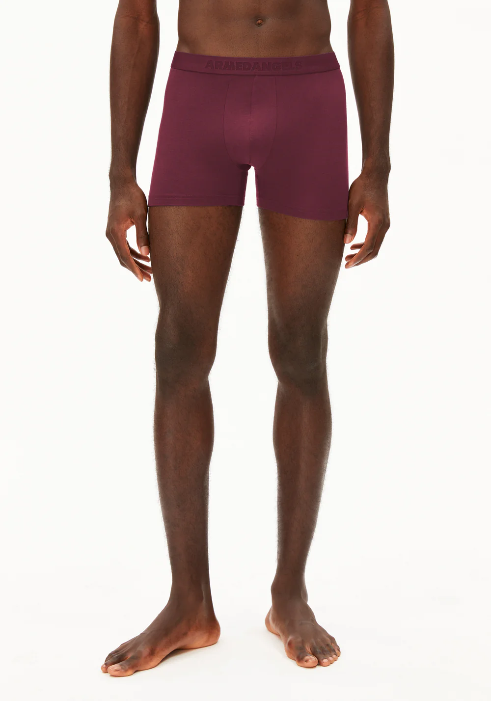 armedangels homme boxer ricaard tencel modal bordeaux l armoire poethique  1 