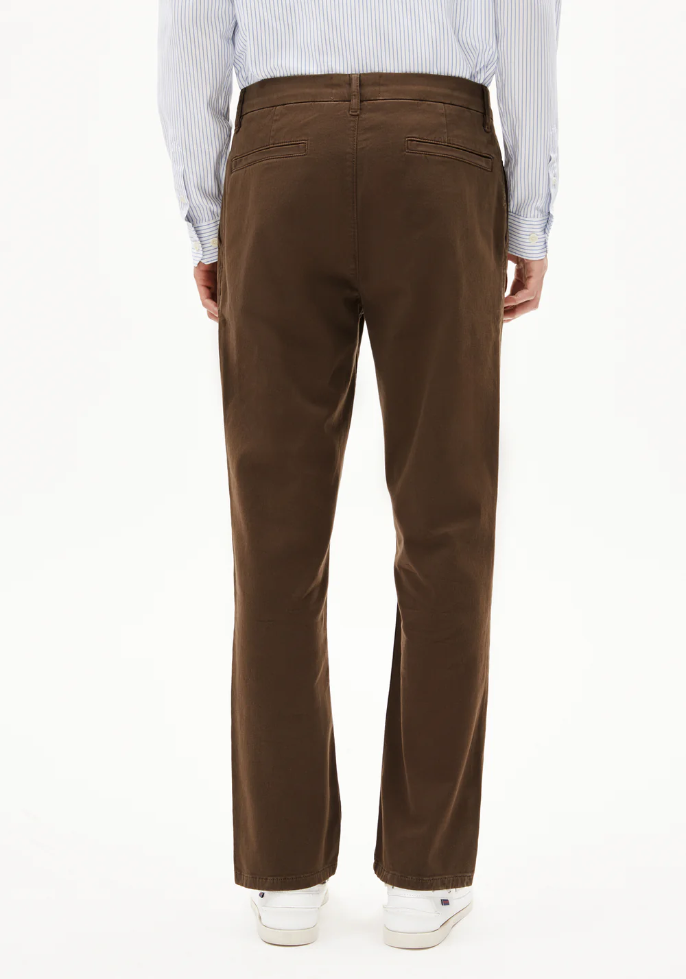 armedangels homme pantalon chino aaster coton bio kaki l armoire poethique  2 