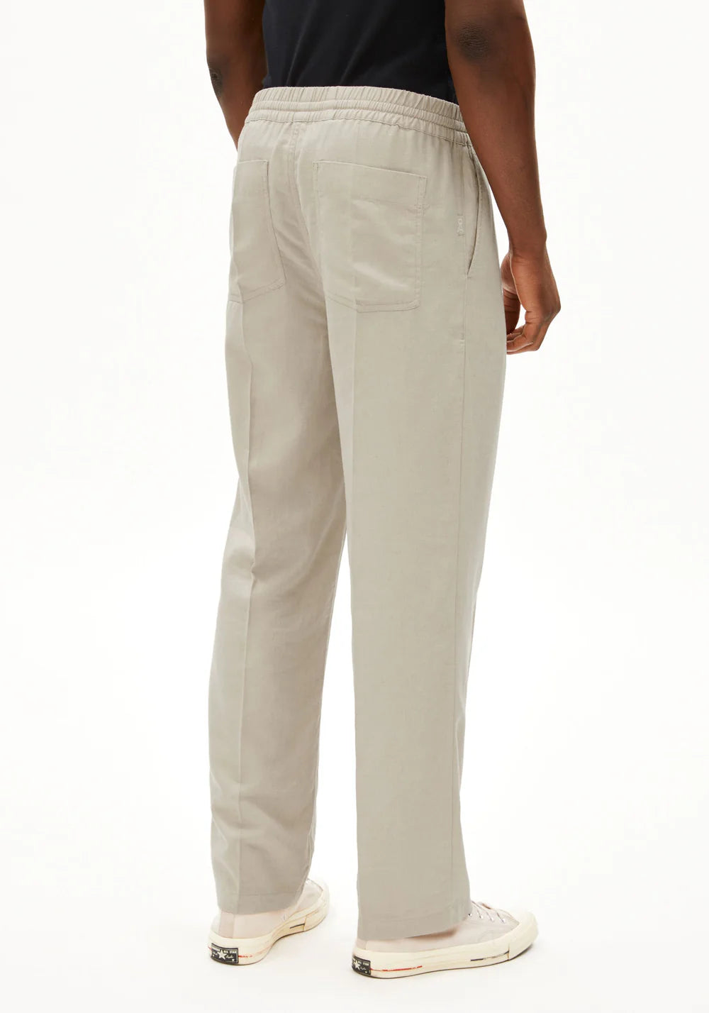 armedangels homme pantalon lukaa lenzing ecovero lin sable l armoire poethique  7 