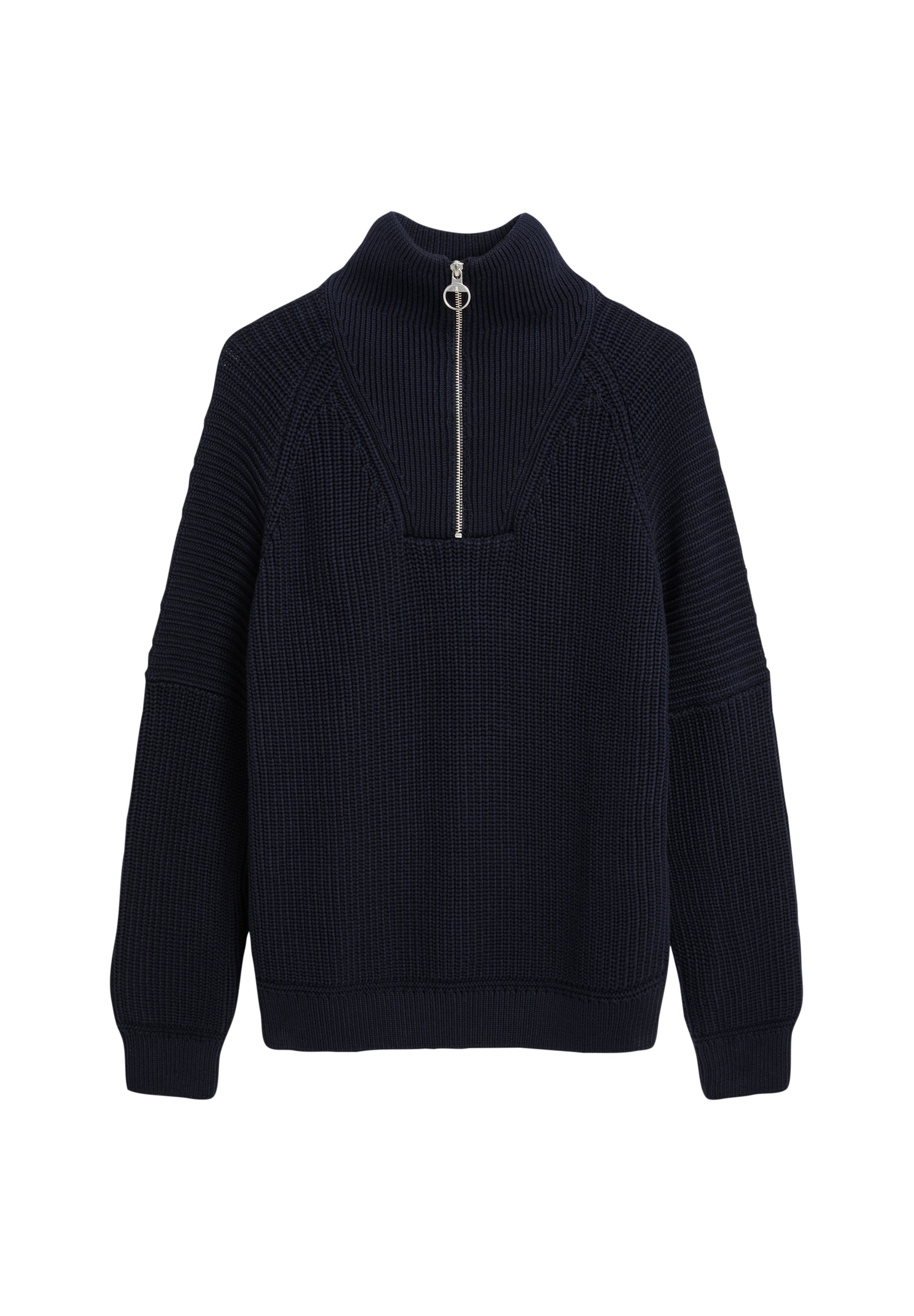 Pull col camionneur en coton bio kaalves · bleu marine