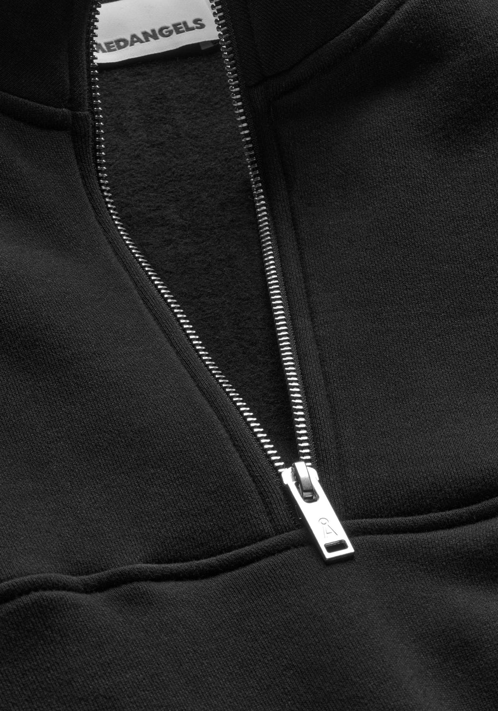 armedangels homme sweat camioneur waarlo fleece coton bio noir l armoire poethique  5 