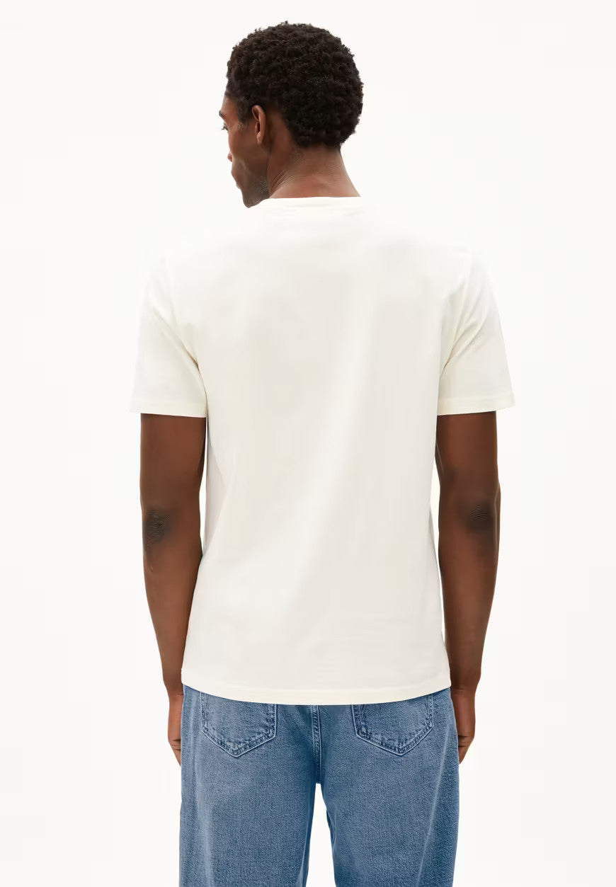 armedangels homme t shirt jaames coton bio creme l armoire poethique  3 