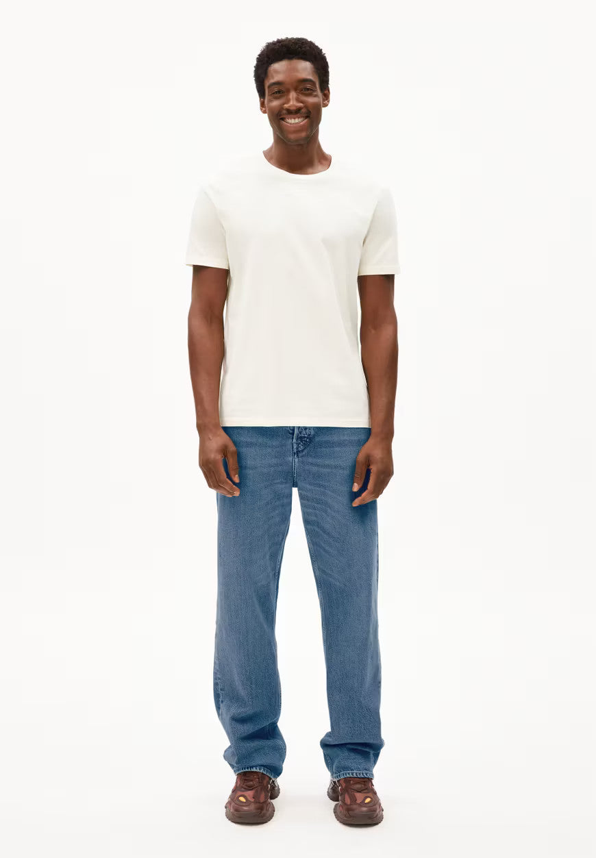 armedangels homme t shirt jaames coton bio creme l armoire poethique  6 