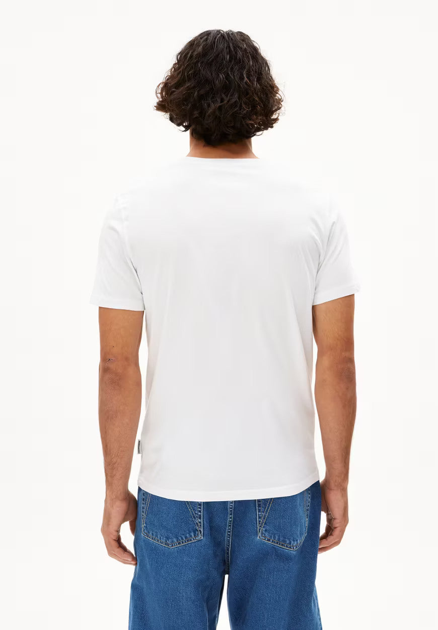 armedangels homme t shirt jaames coton bio white blanc l armoire poethique  2 