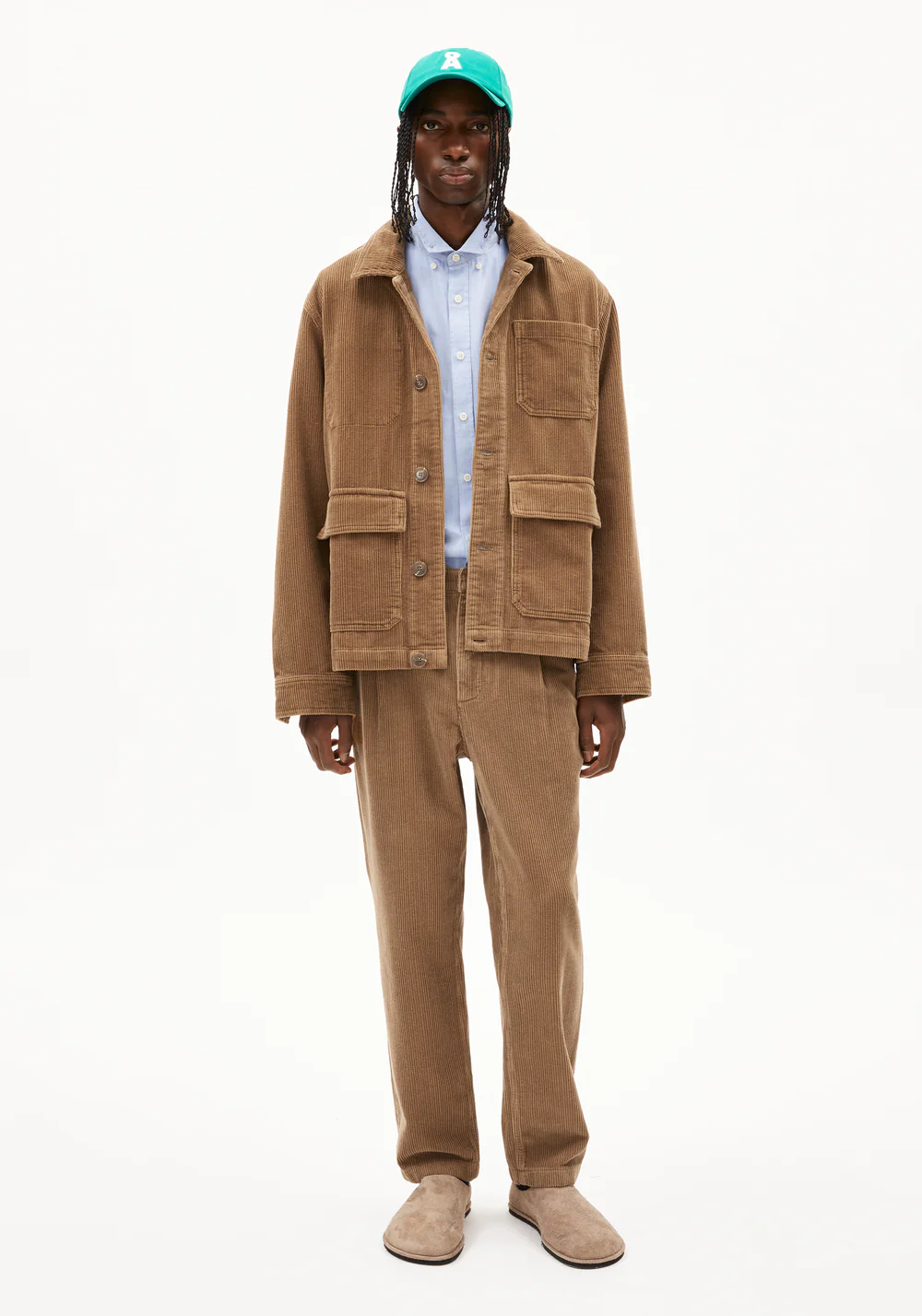 armedangels homme veste avaan velours coton bio beige l armoire poethique  5 