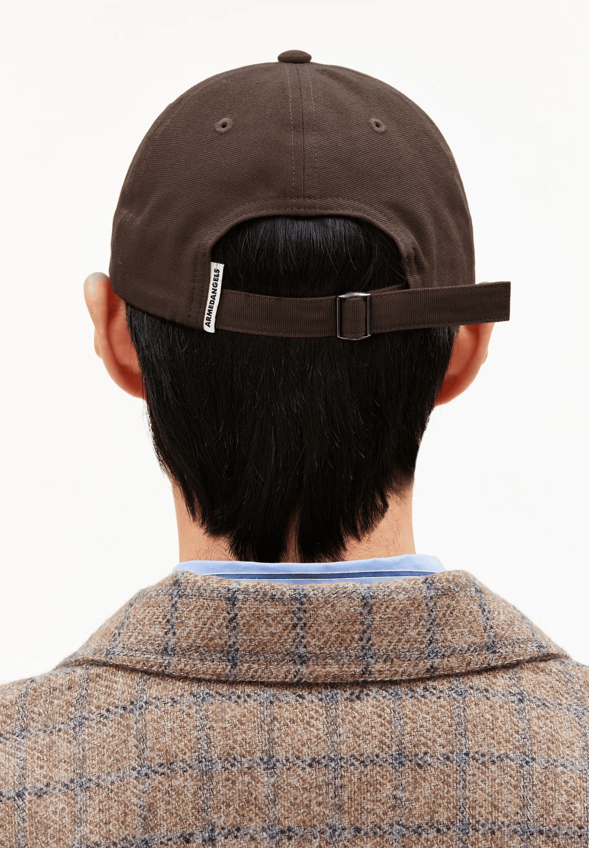 armedangels unisexe casquette yenaas bold coton bio kaki l armoire poethique  3 