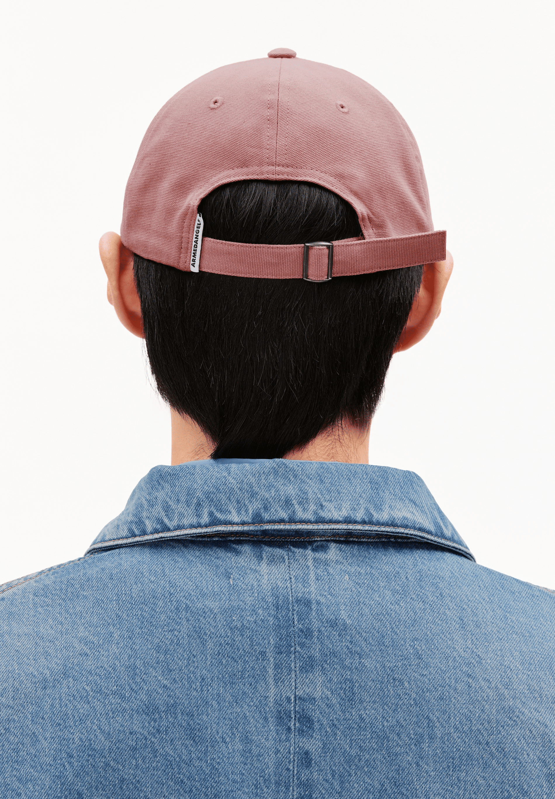 armedangels unisexe casquette yenaas bold coton bio rose l armoire poethique  3 