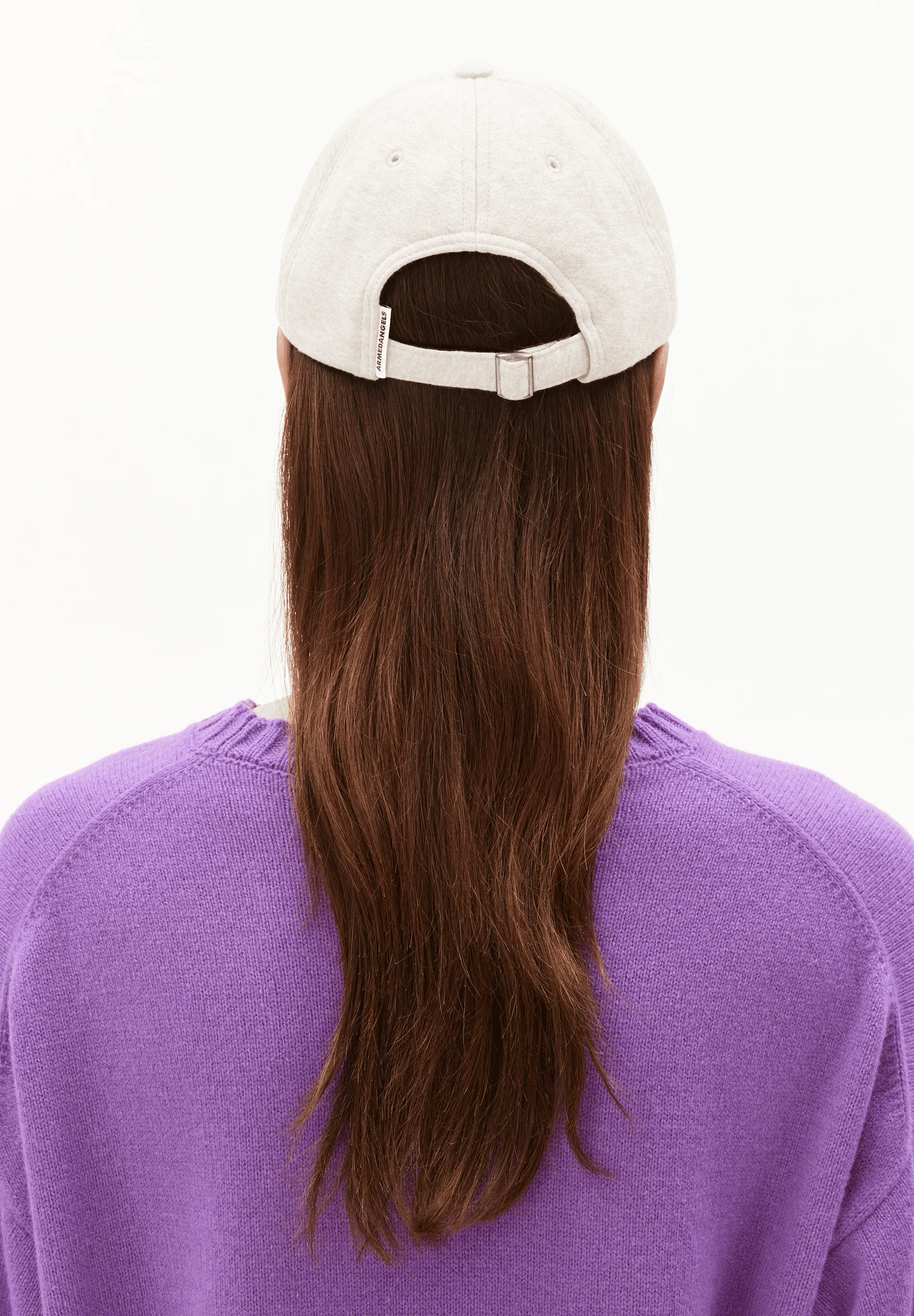 armedangels unisexe casquette yenaas sweat coton bio blanc l armoire poethique  2 