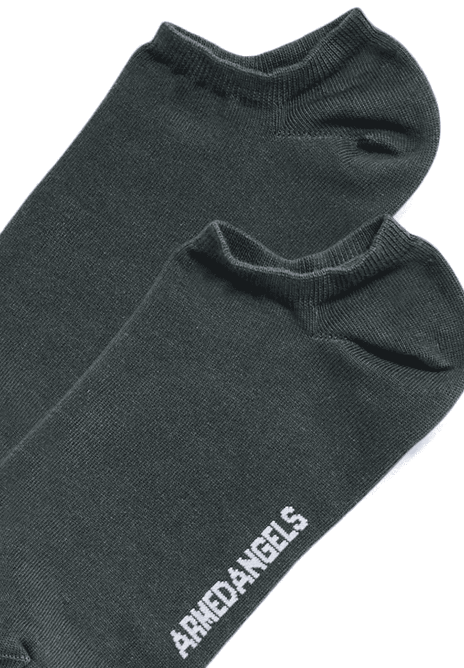 armedangels unisexe chaussettes basses saalvo coton bio gris acier l armoire poethique  2 
