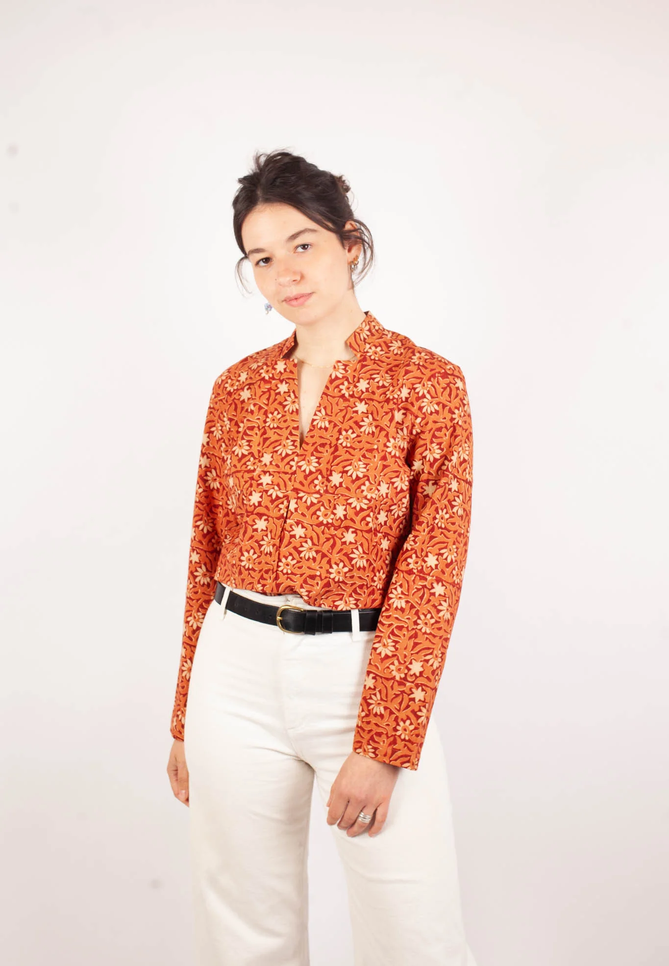 azaadi femme blouse jaisalmer kalee coton bio l armoire poethique  5 