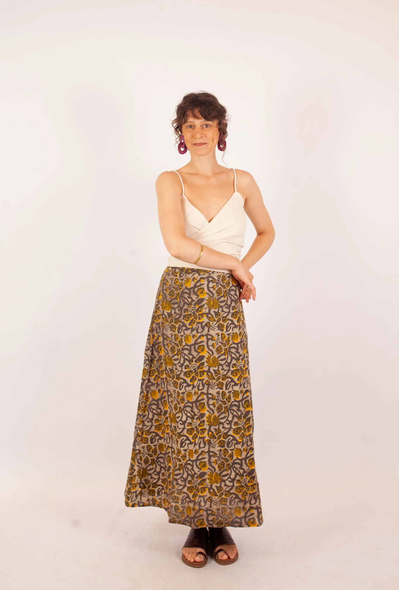 azaadi femme jupe bagepalli khilana coton bio l armoire poethique  1 