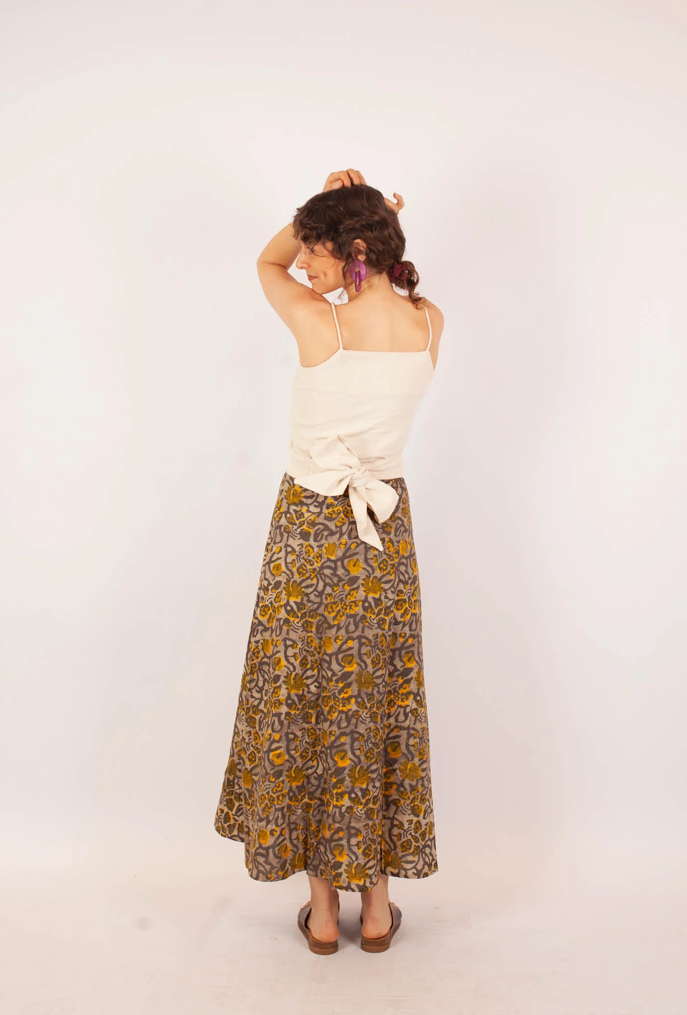 azaadi femme jupe bagepalli khilana coton bio l armoire poethique  5 