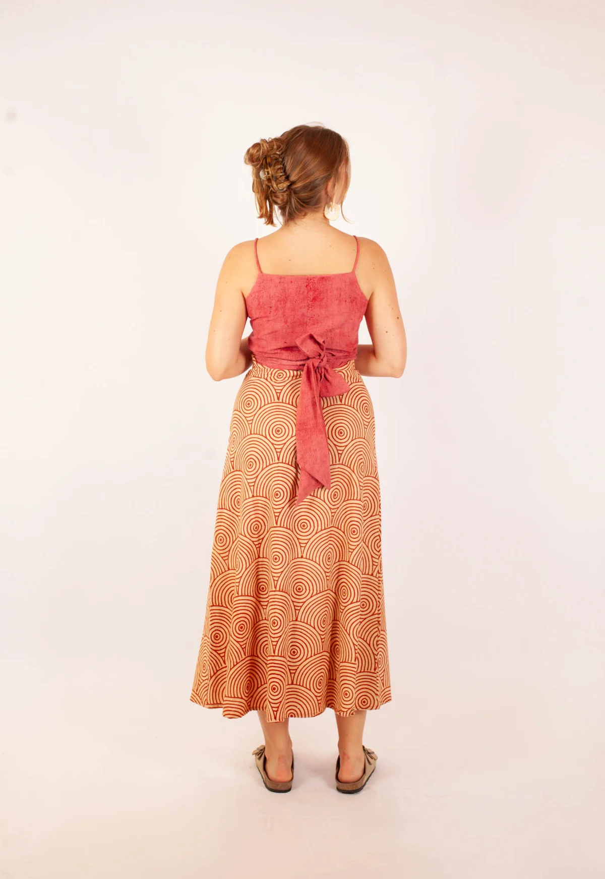 azaadi femme jupe bagepalli uthana coton bio l armoire poethique  1 