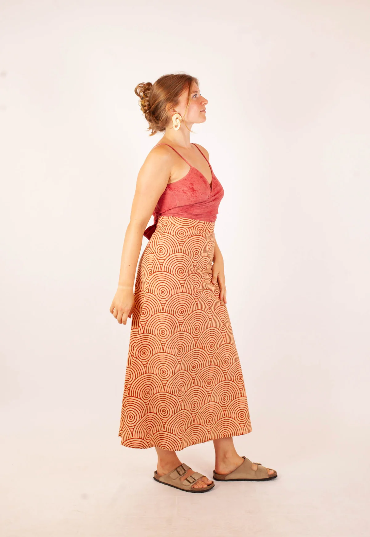 azaadi femme jupe bagepalli uthana coton bio l armoire poethique  4 