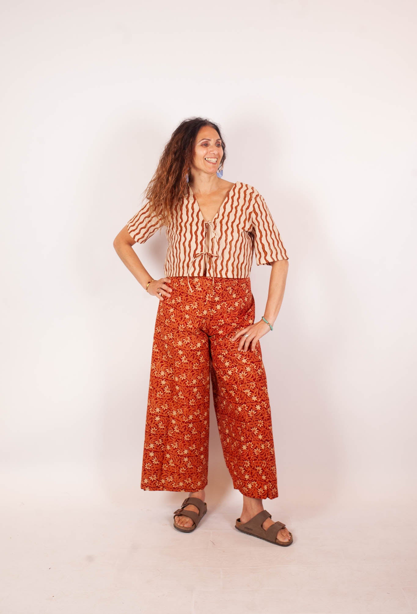 azaadi femme pantalon saraswati kalee coton bio l armoire poethique  2 