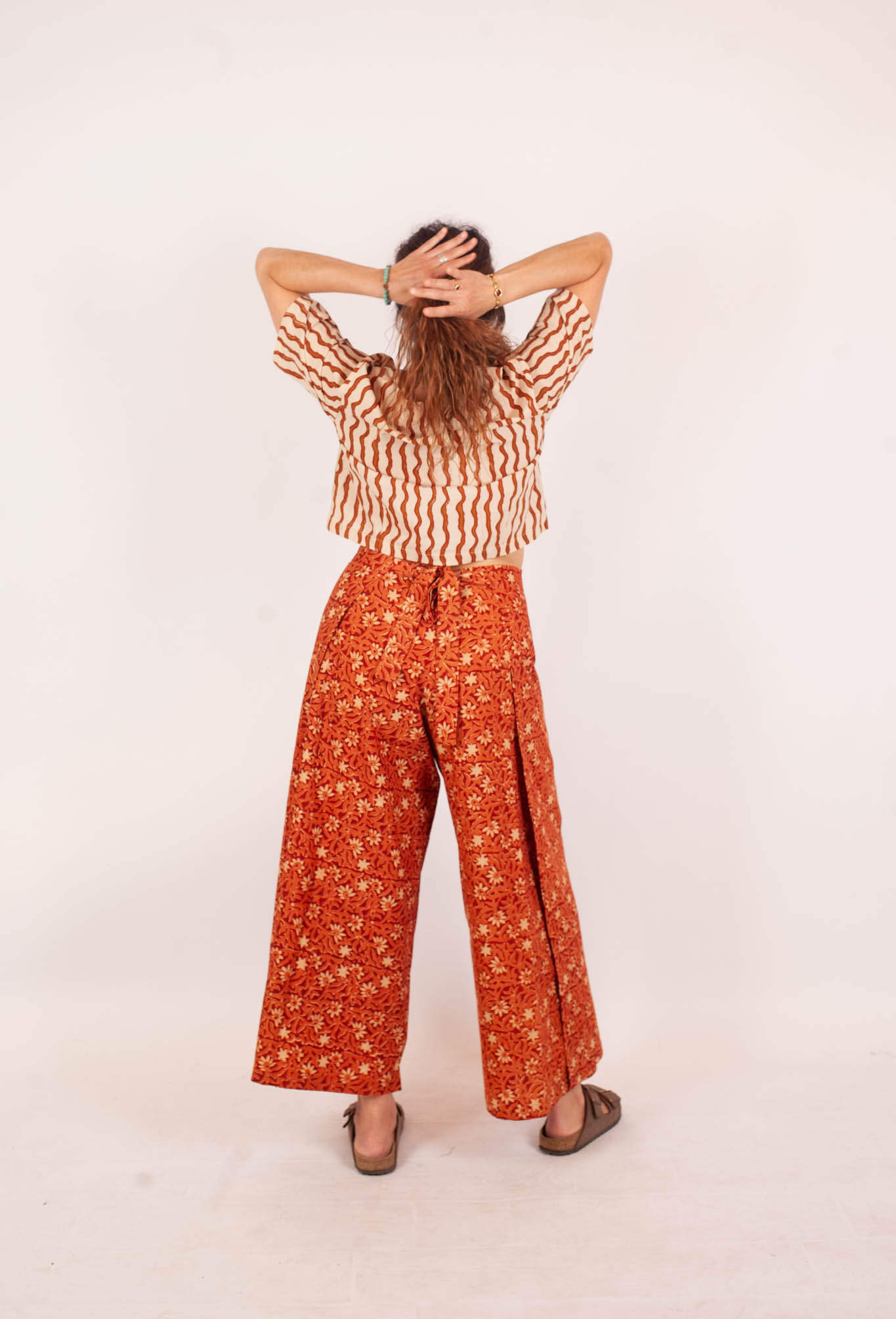 azaadi femme pantalon saraswati kalee coton bio l armoire poethique  4 