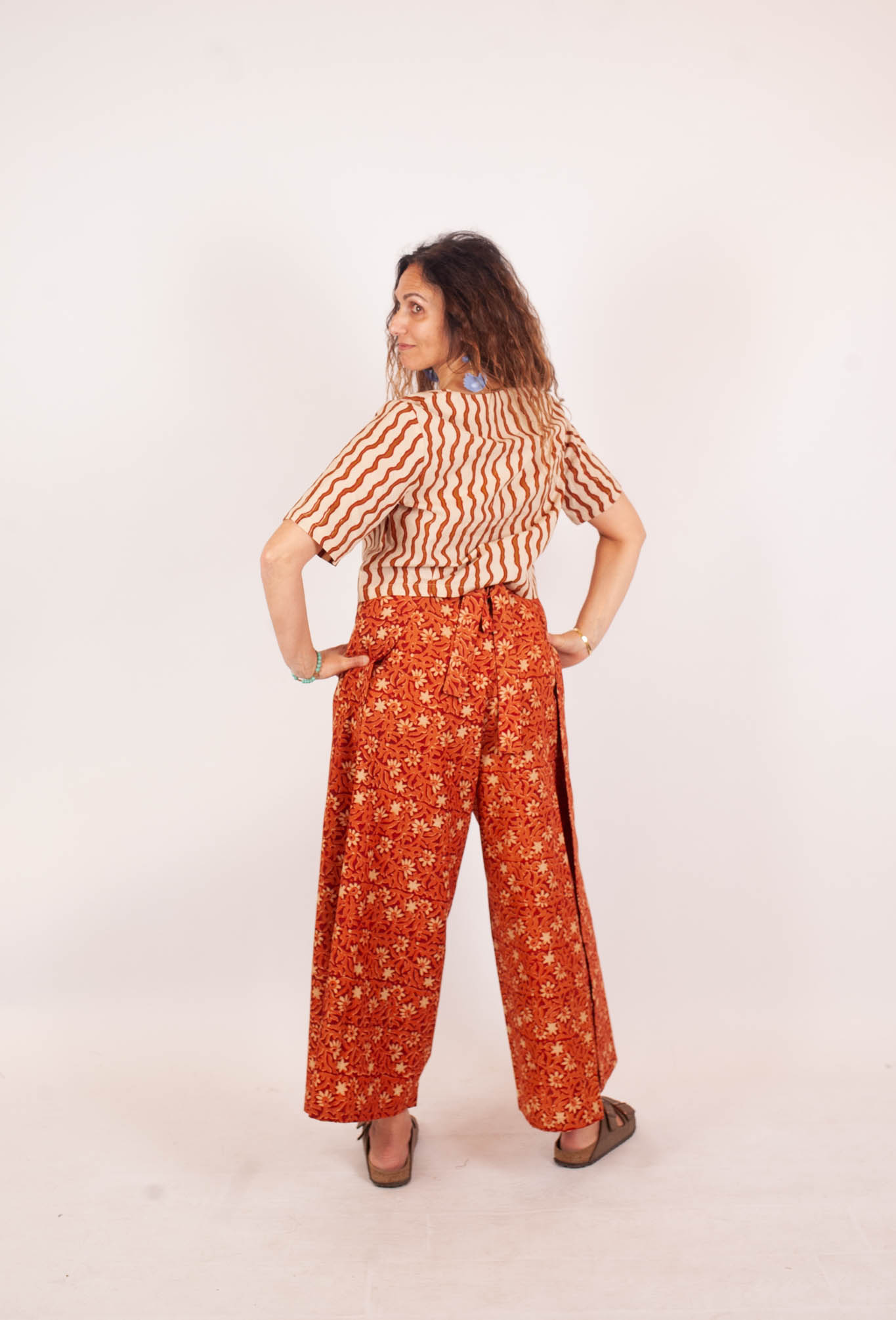 azaadi femme pantalon saraswati kalee coton bio l armoire poethique  5 