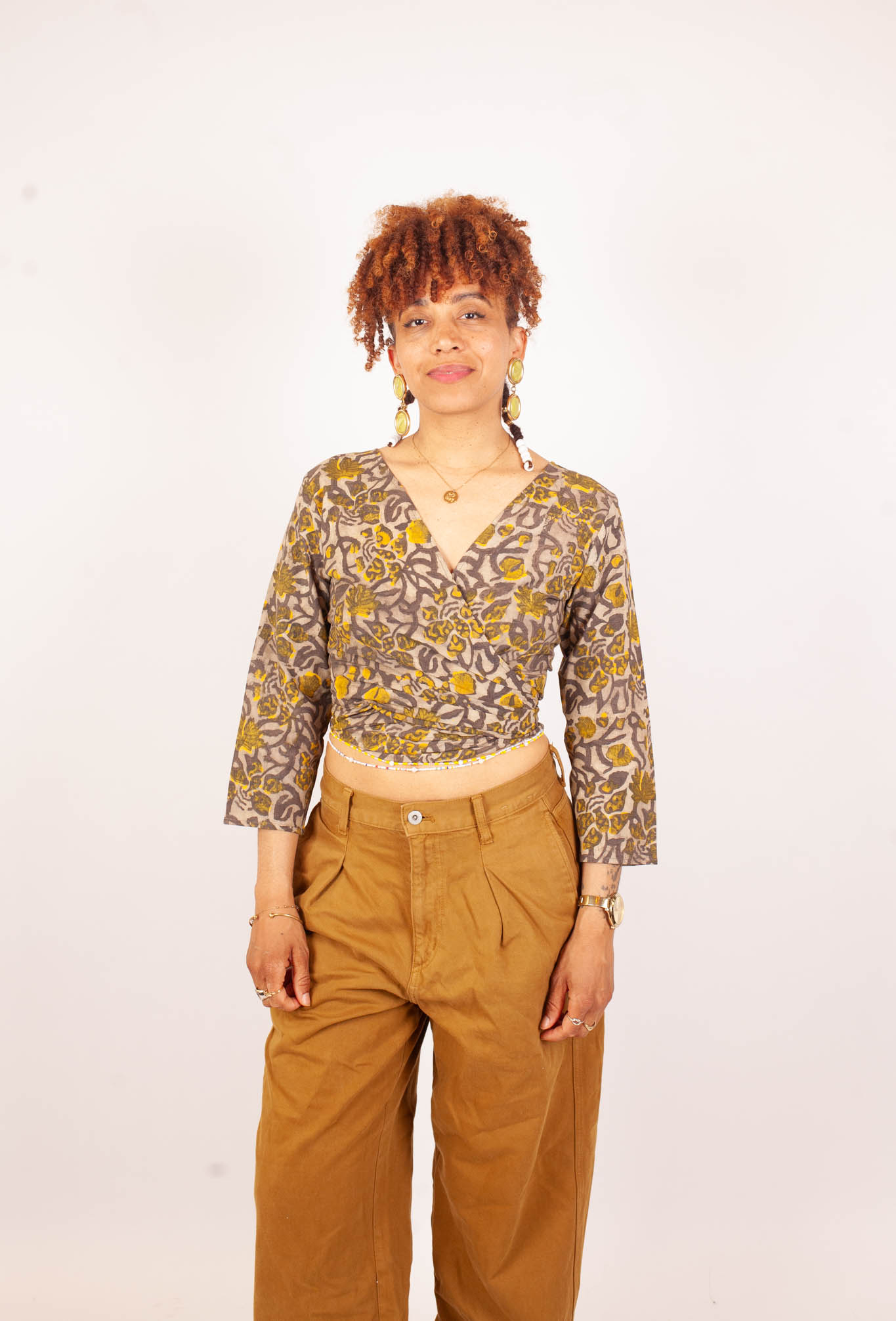 azaadi femme top benares khilana coton bio l armoire poethique  1 