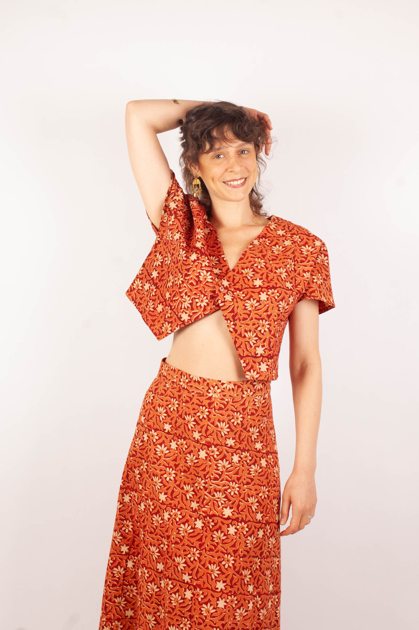 azaadi femme top pallakollu kalee coton bio l armoire poethique  1 