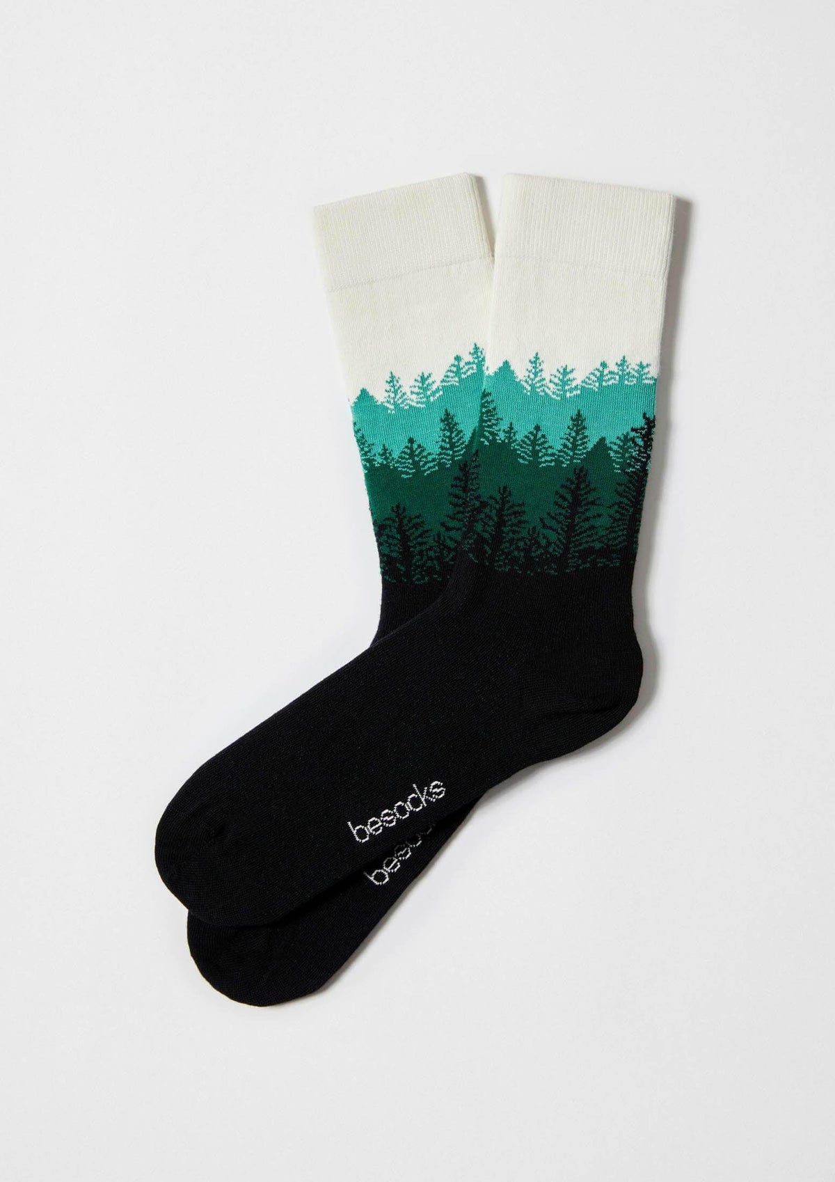 be socks unisexe chaussettes en coton bio foret noir et multicolore l armoire po