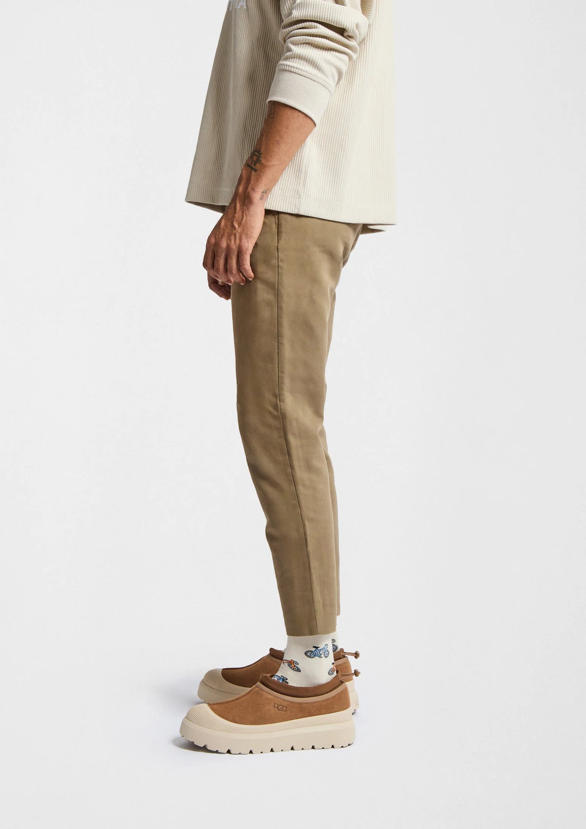 be socks unisexe chaussettes en coton bio velo beige l armoire poethique