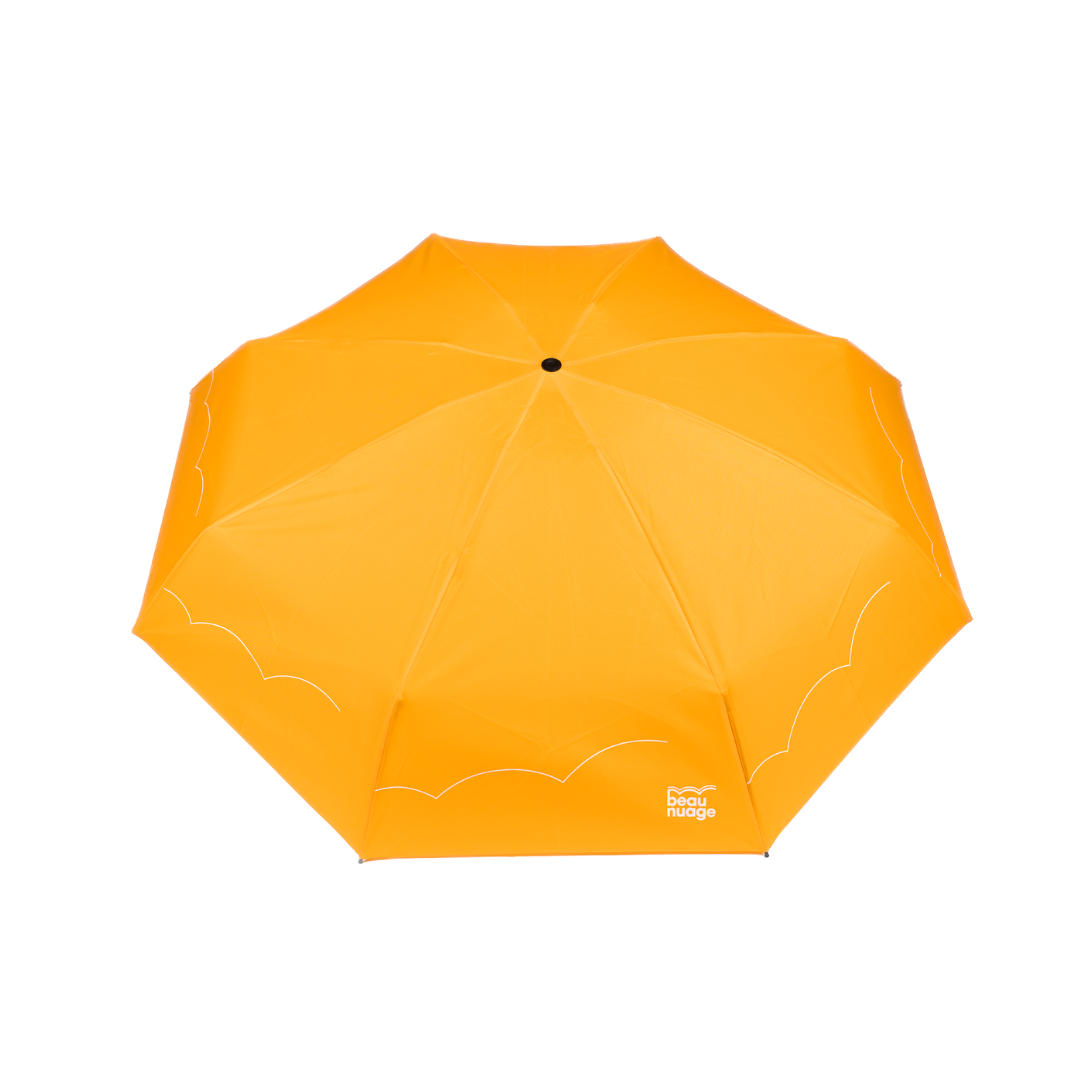 beau nuage unisexe parapluie mini polyester recycl   jaune fusion l armoire poethique  4 