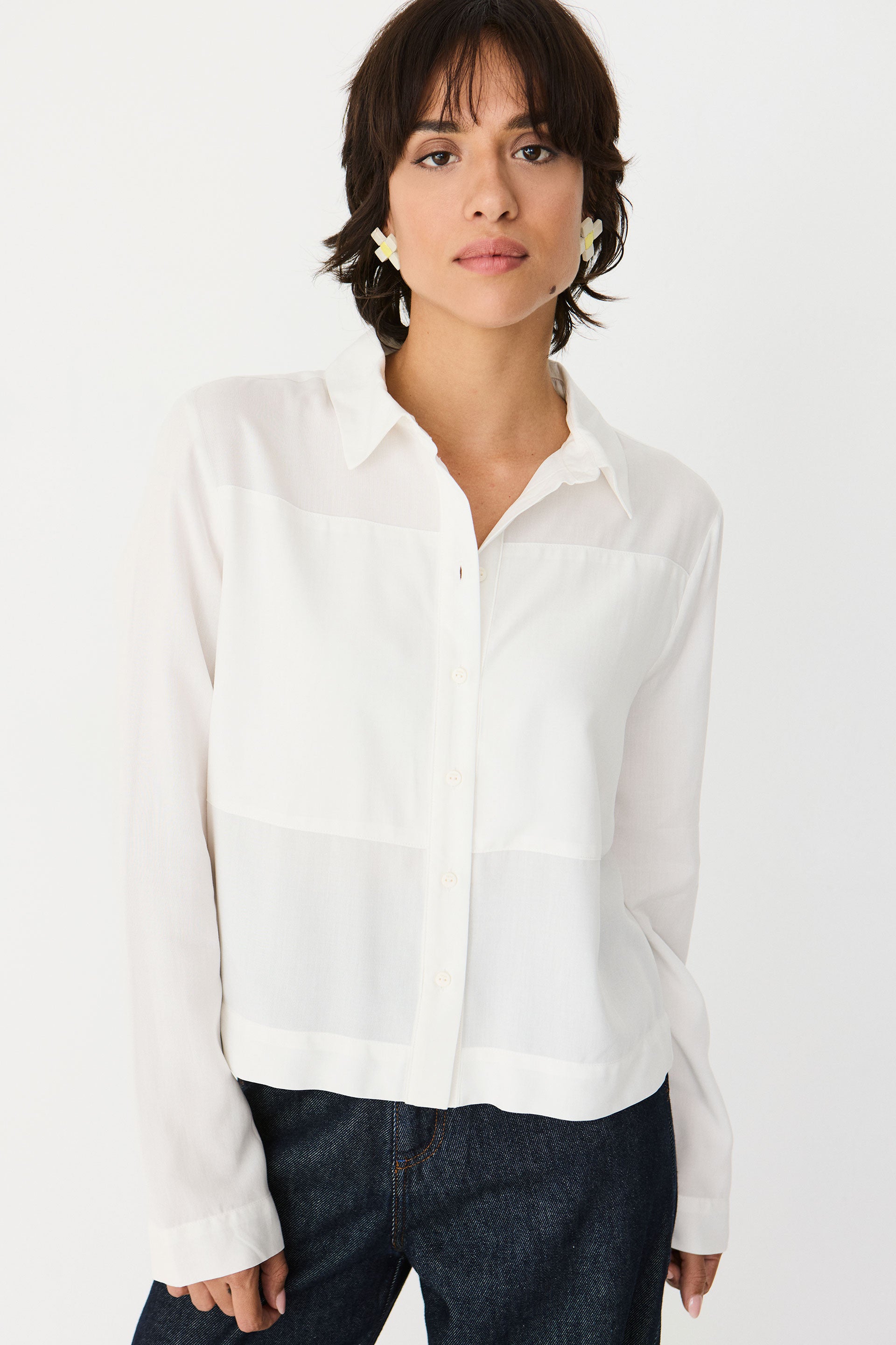 blouse en ecovero kasilda  blanc skfk femme blouse kasilda ecovero blanc l armoire poethique 1