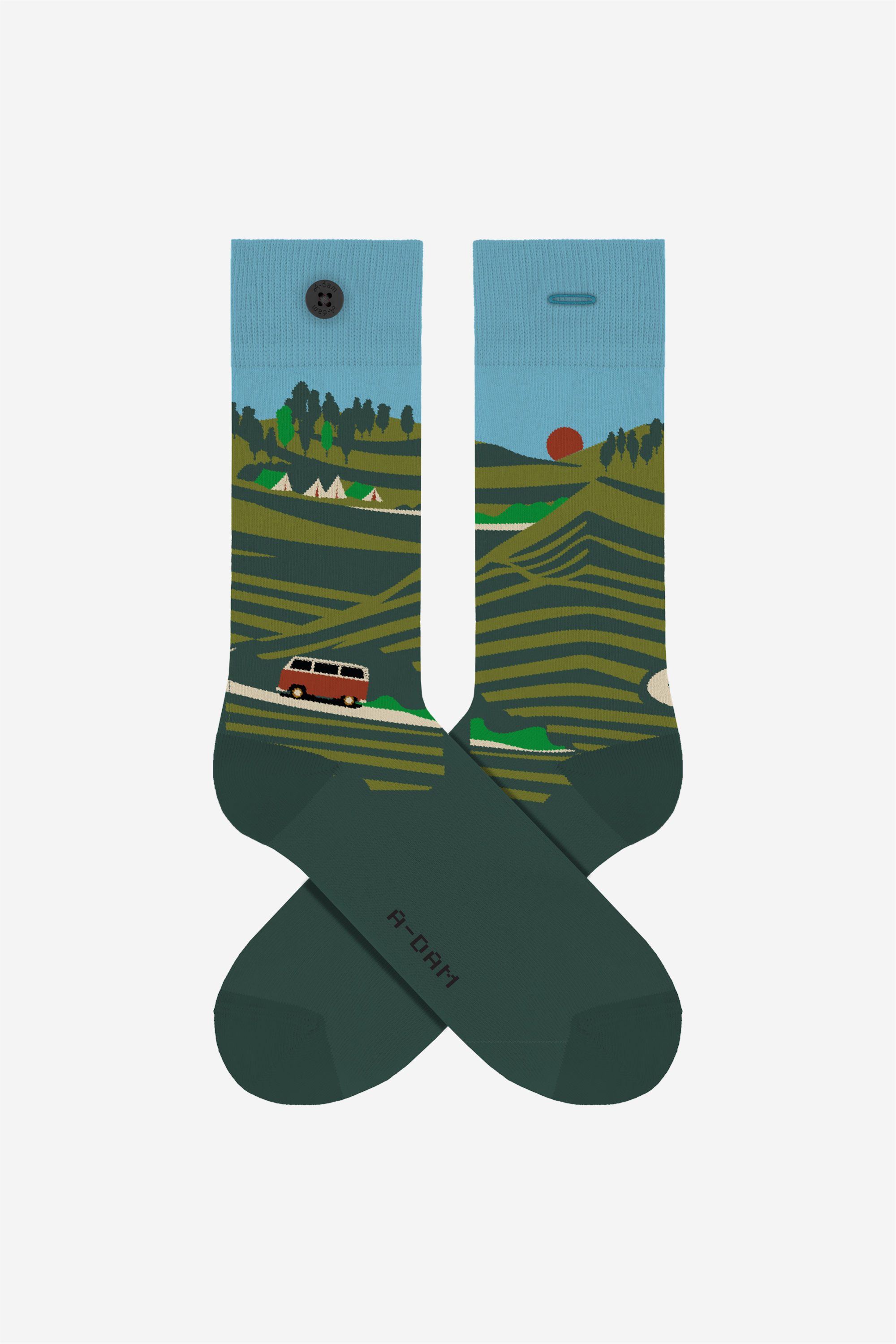 bote de 3 paires de chaussettes en coton bio camping  multicolore a dam homme chaussettes 3 paires boite cadeau camping coton bio multicolore l armoire poethique 5