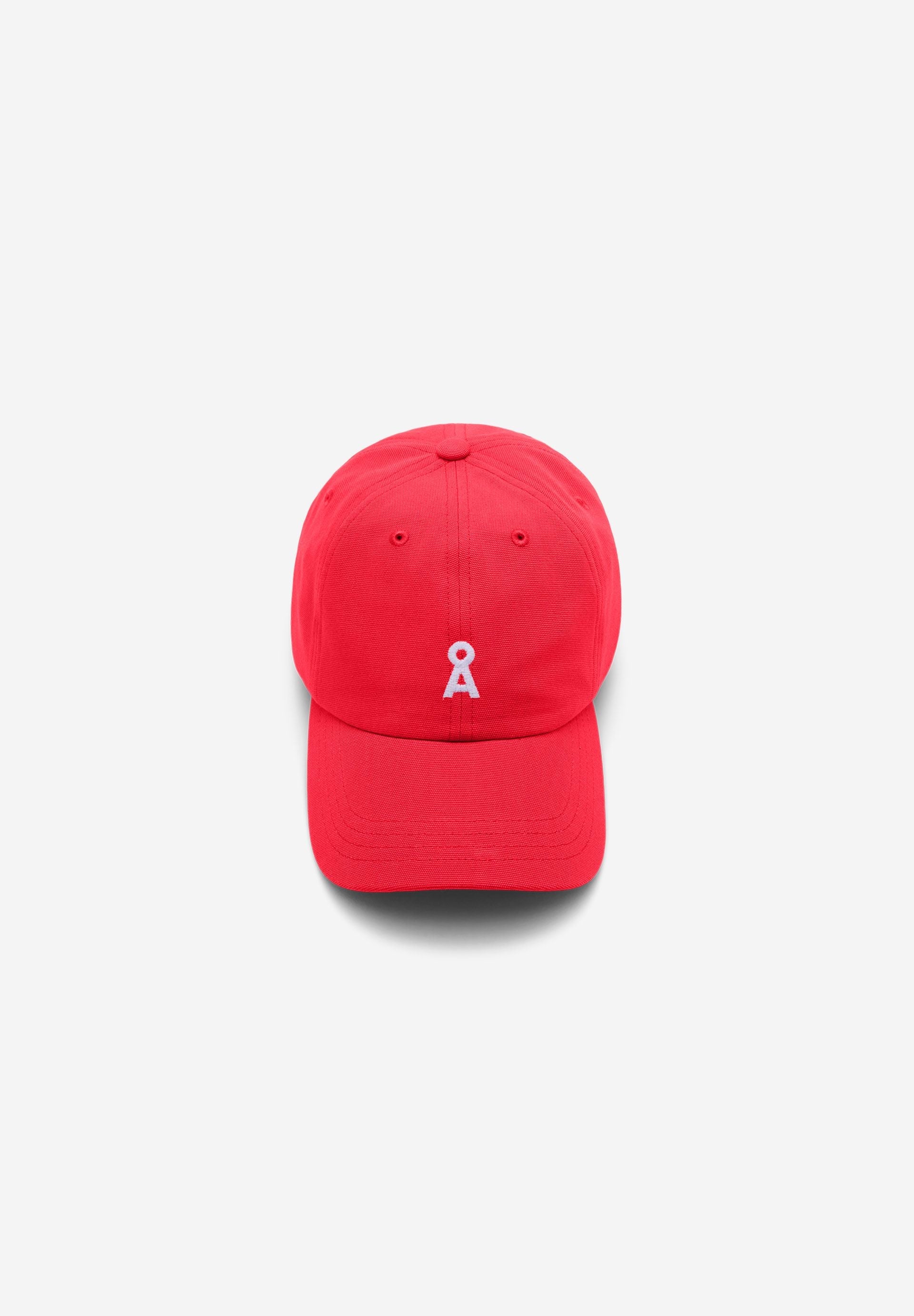 casquette en coton bio yenaas bold  rouge armedangels unisexe casquette yenaas bold coton bio rouge l armoire poethique 4