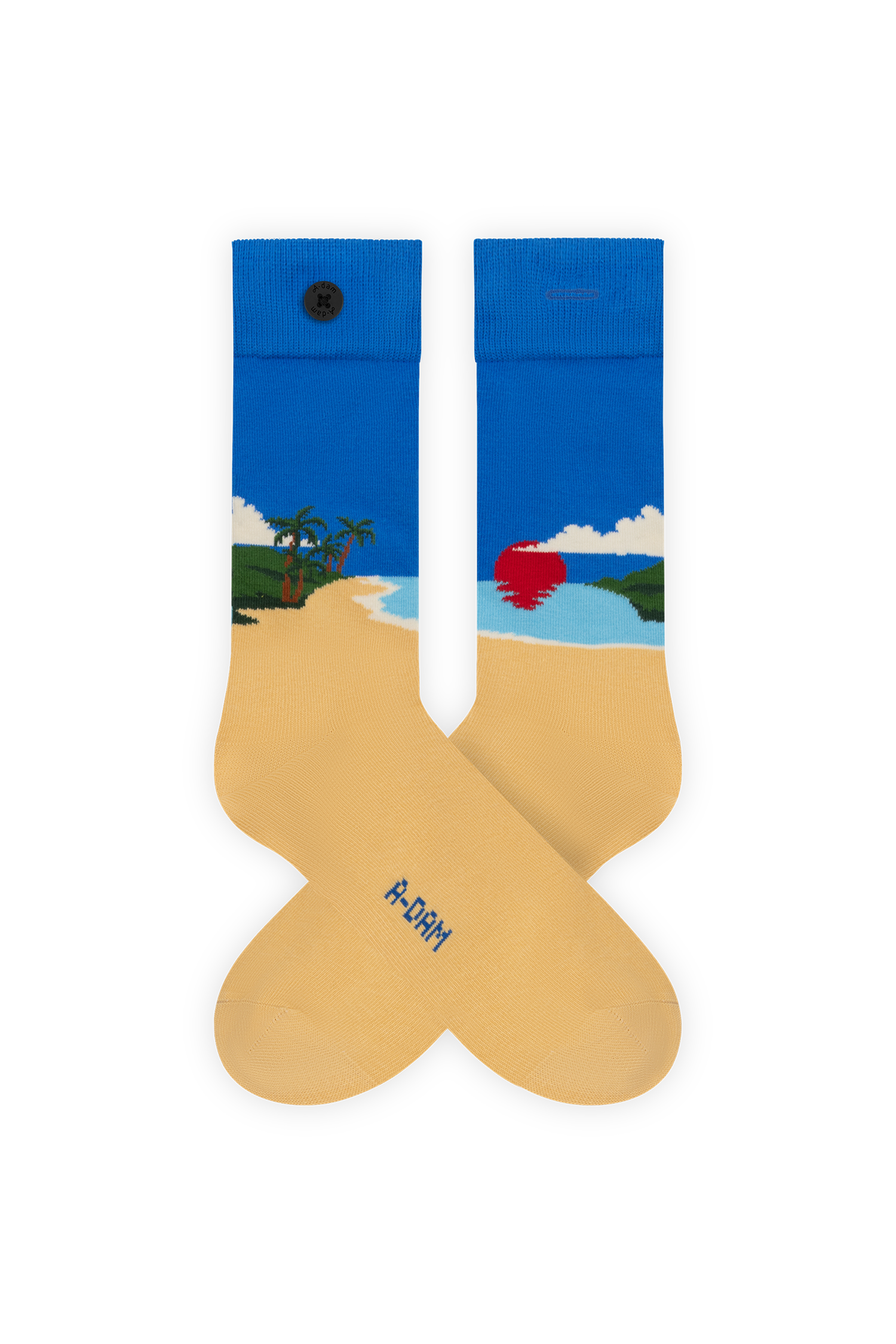 chaussettes en coton bio plage  multicolore a dam homme chaussettes plage coton bio multicolore l armoire poethique 1