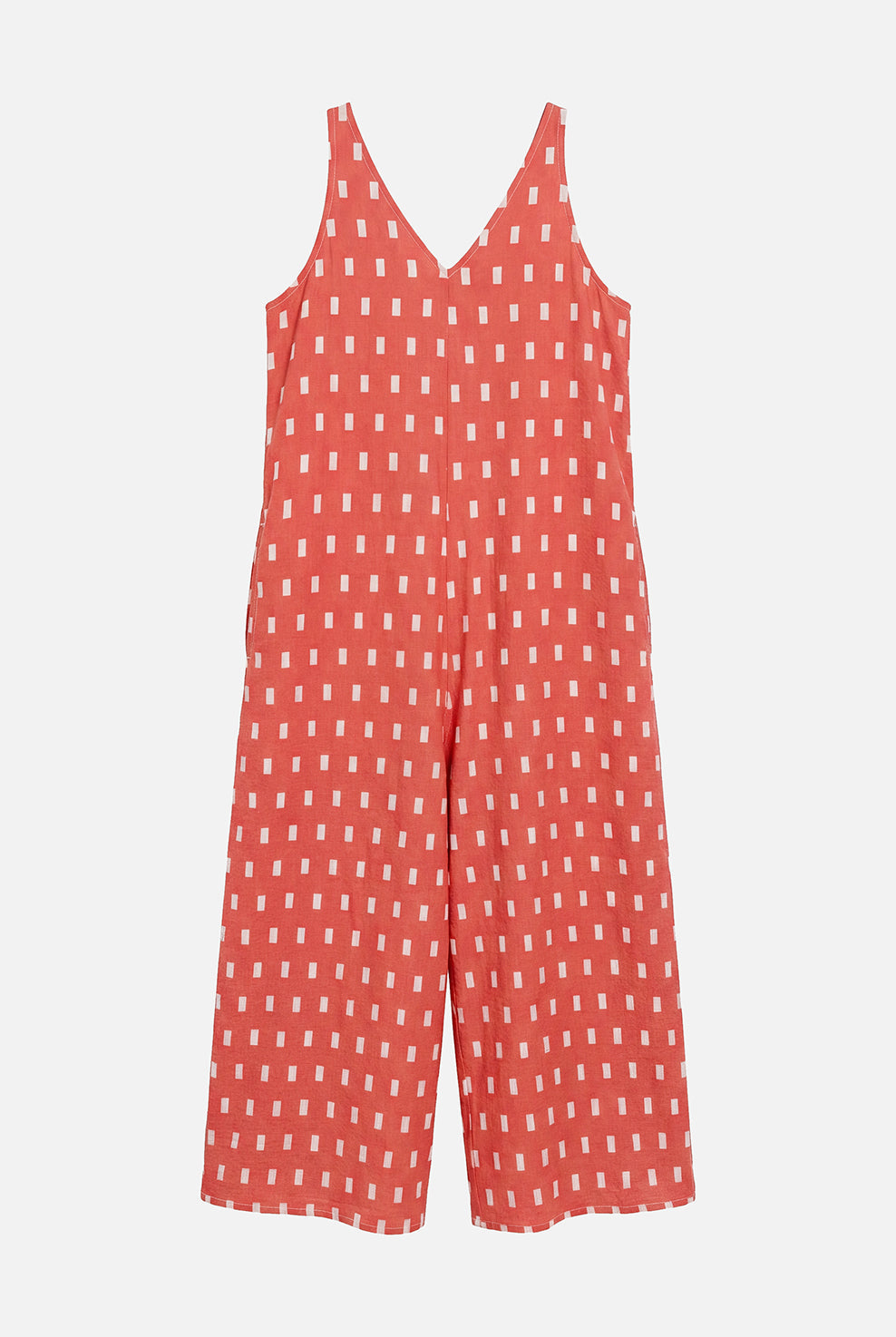 combinaison  bretelles en coton  orange fonc   mono est rectangulos pan femme combinaison rectangulos orange coton l armoire poethique 2