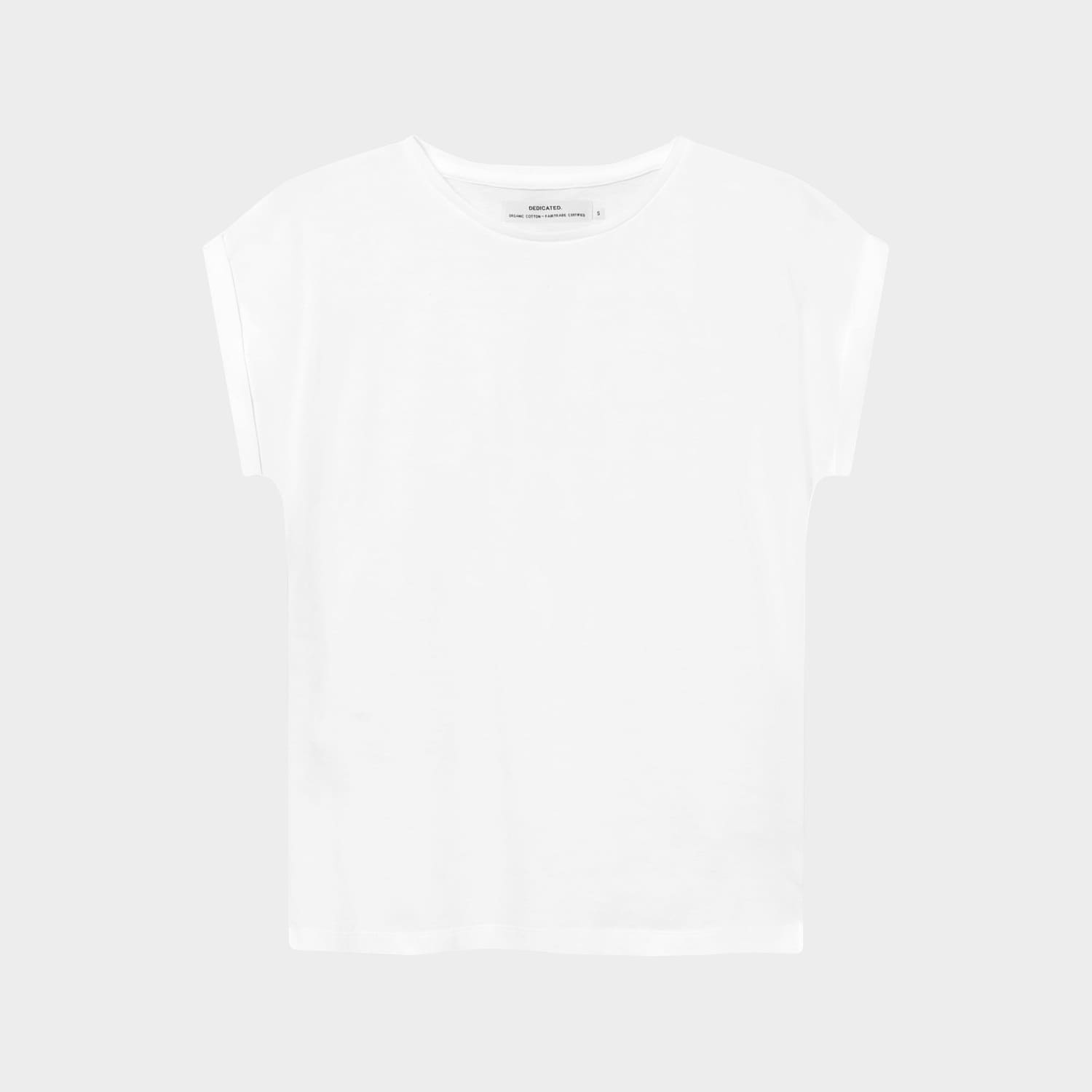 Tee-shirt en coton bio · blanc - visby base white