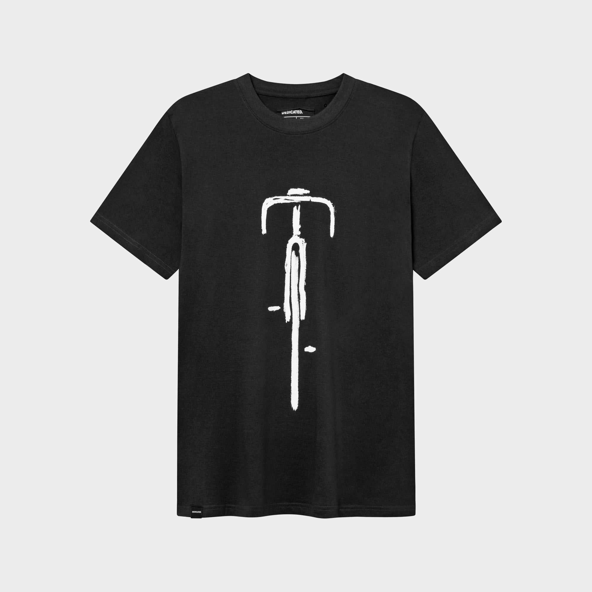 dedicated homme t shirt stockholm bike coton bio anthracite l armoire poethique  5 