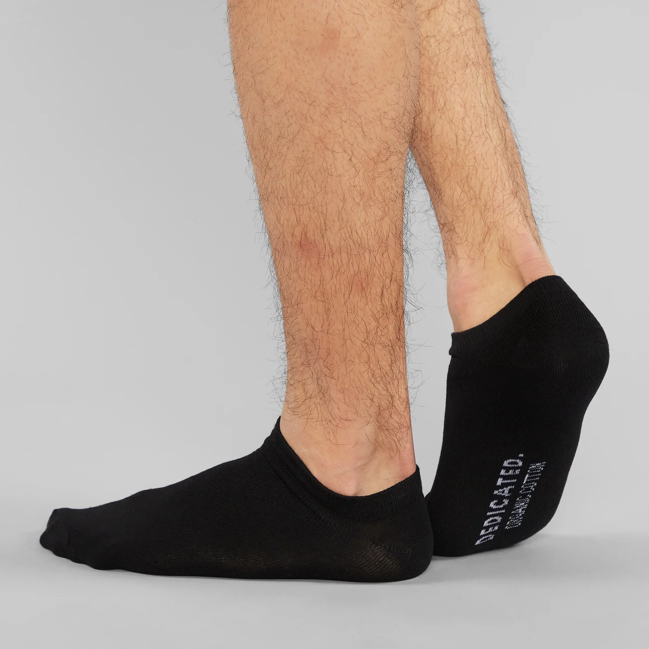dedicated unisexe socquettes low socks tibble black coton bio noir l armoire poethique  2 