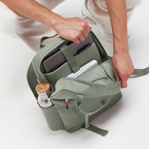 got bag unisexe sac a dos daypack 2.0 bass vert sauge polyester recycle l armoire poethique  1 