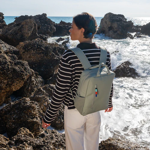 got bag unisexe sac a dos daypack 2.0 bass vert sauge polyester recycle l armoire poethique  5 