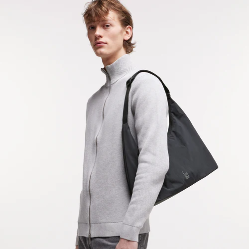 got bag unisexe sac a main t shape noir polyester recycle l armoire poethique  5 