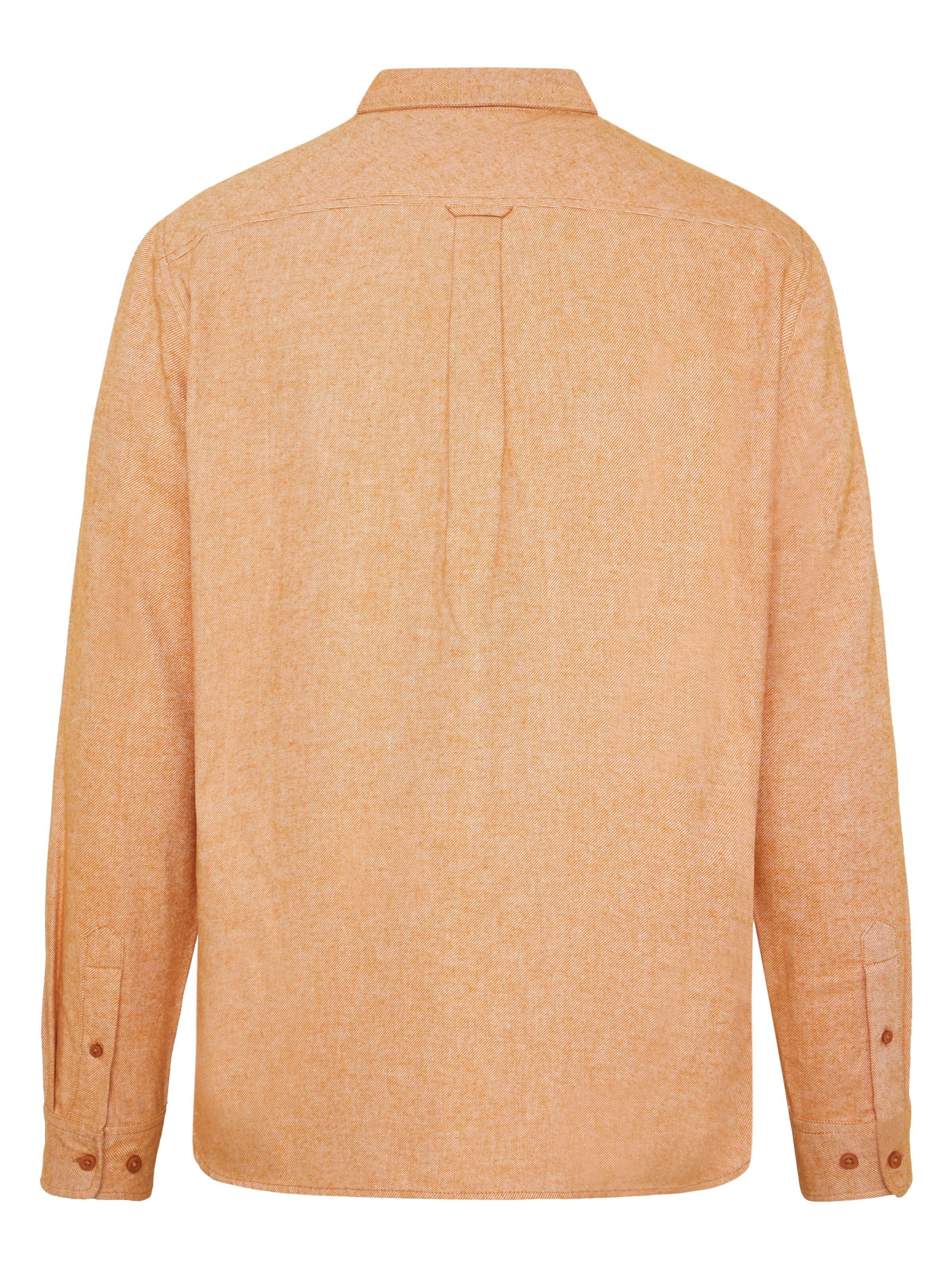 knowledge cotton apparel homme chemise heavy twill flannel coton bio beige l armoire poethique  3 