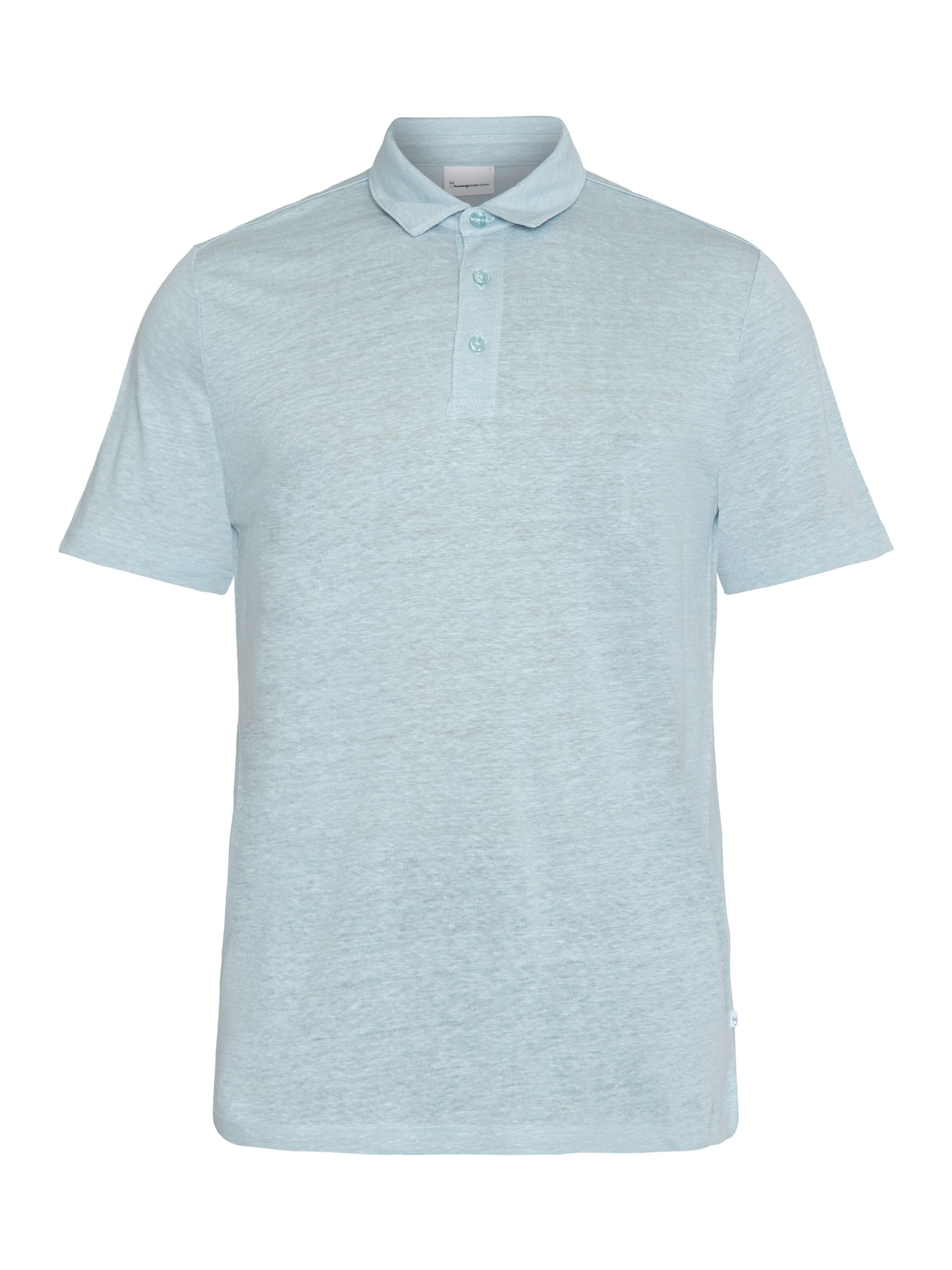 Polo en lin · gris bleuté - regular linen polo